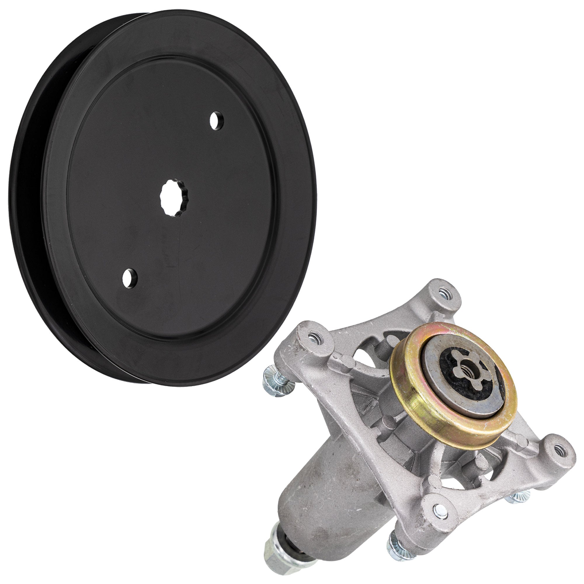 Spindle & Pulley Set For Husqvarna Poulan Pro Ariens MK1000365