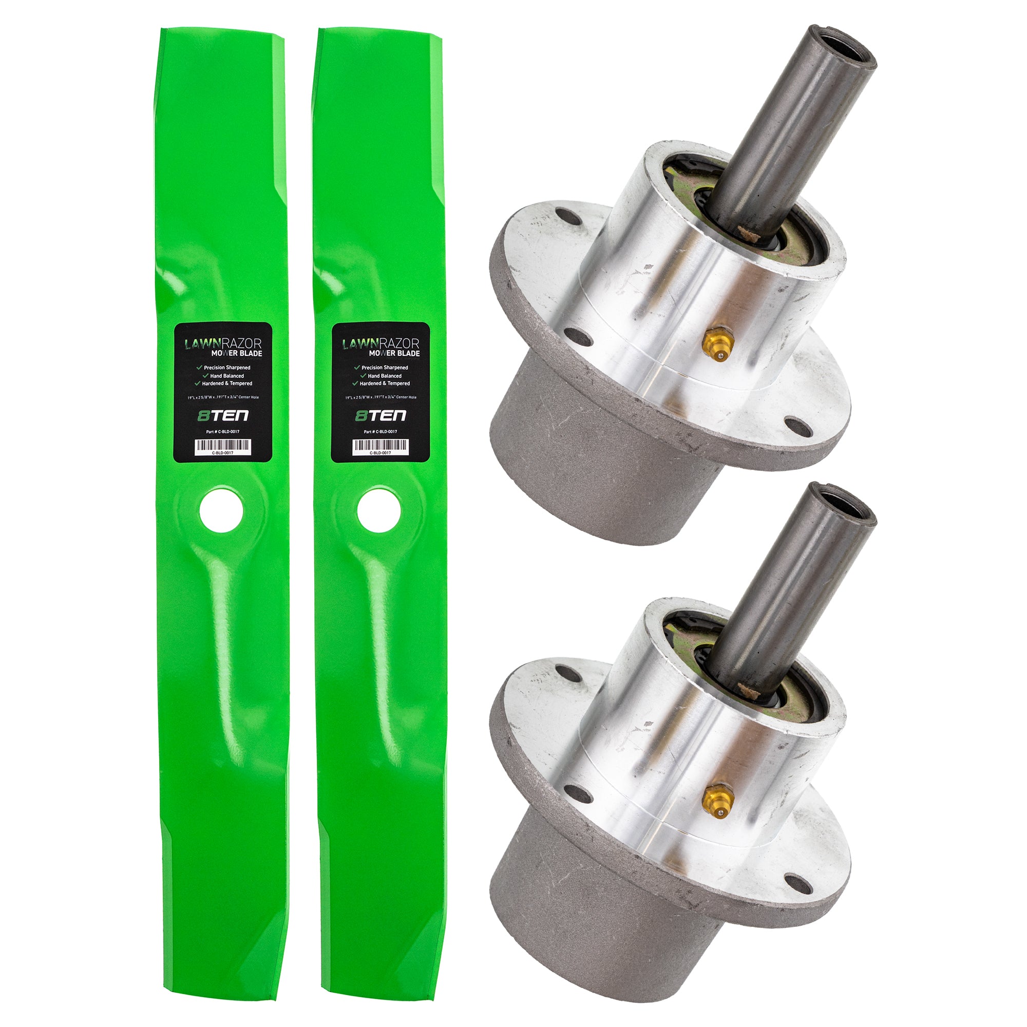 Mower Blades & Deck Spindles Kit For Ferris MK1005275