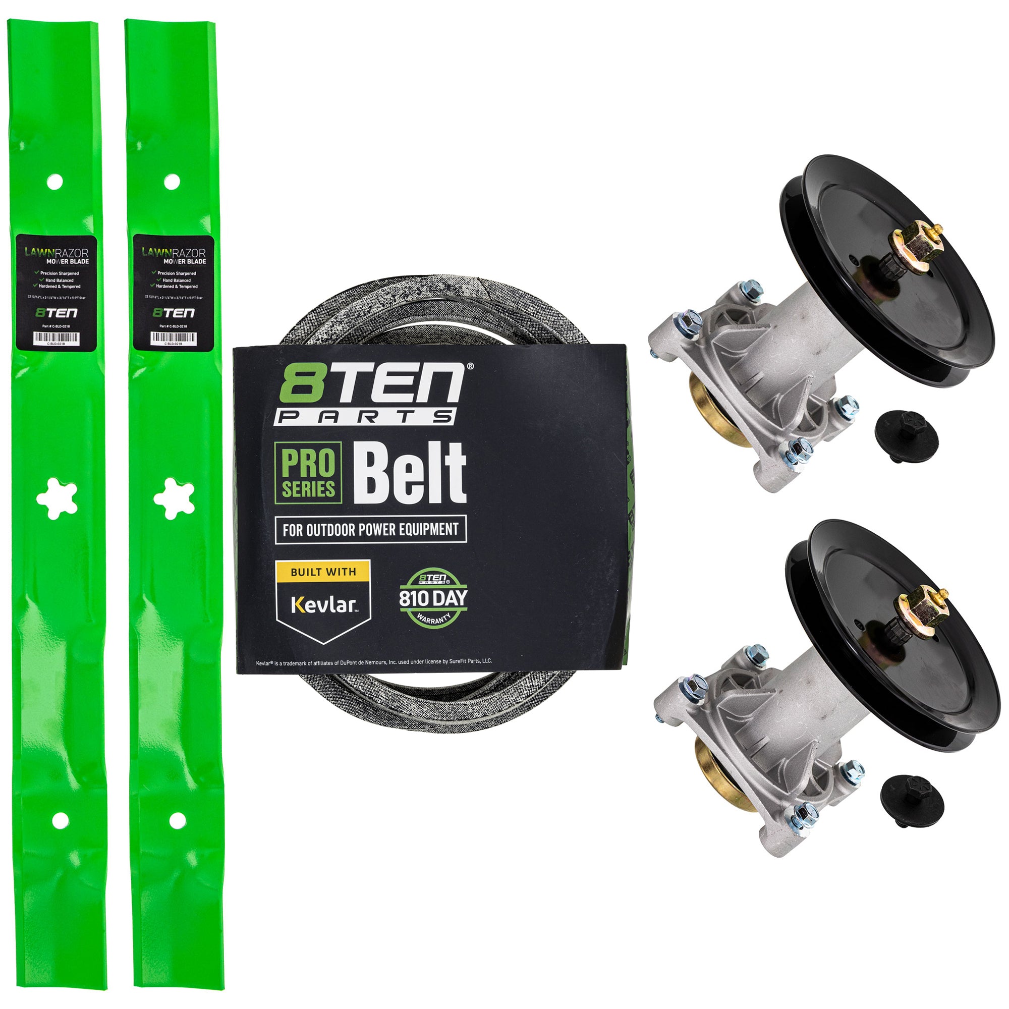 Blade Spindle Belt Deck Kit For Husqvarna Poulan Pro Jonsered MK1009549