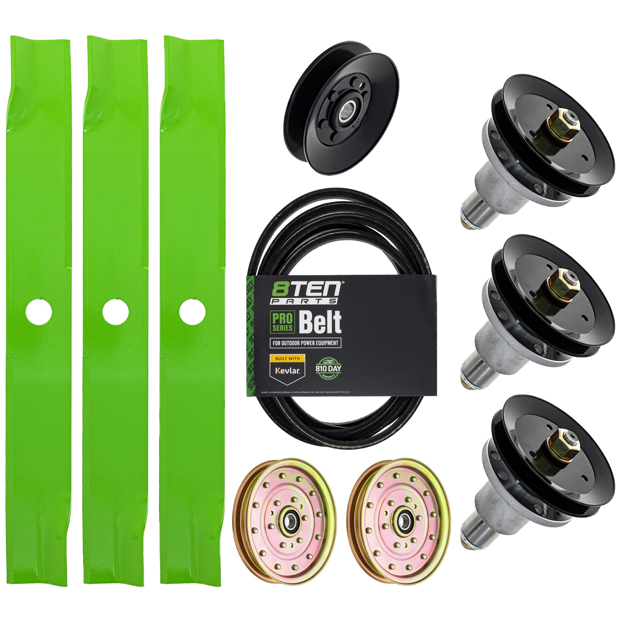Blade Spindle Belt Idler Deck Kit For Exmark MK1009590