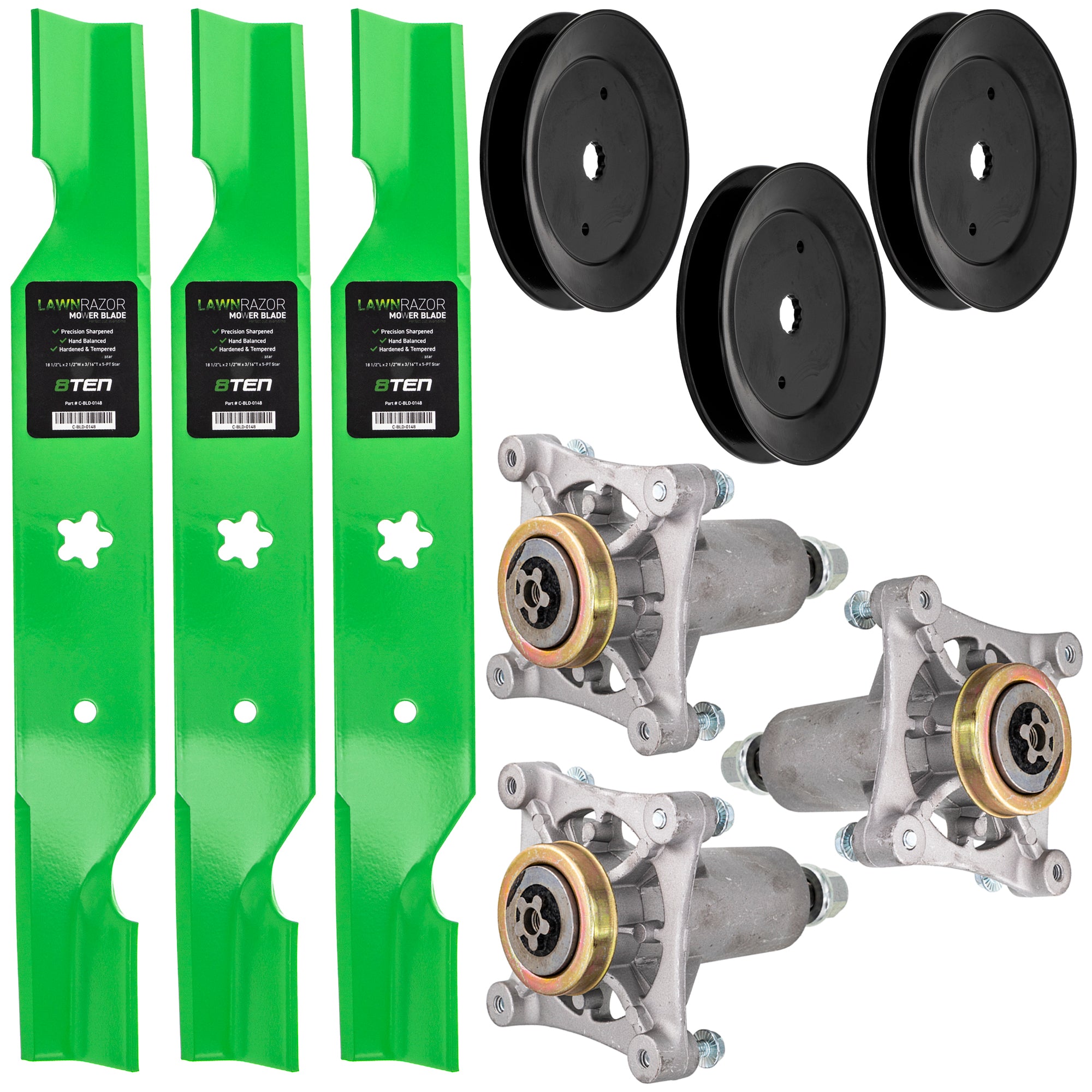 Blade Spindle Pulley Deck Kit For Husqvarna MK1009714