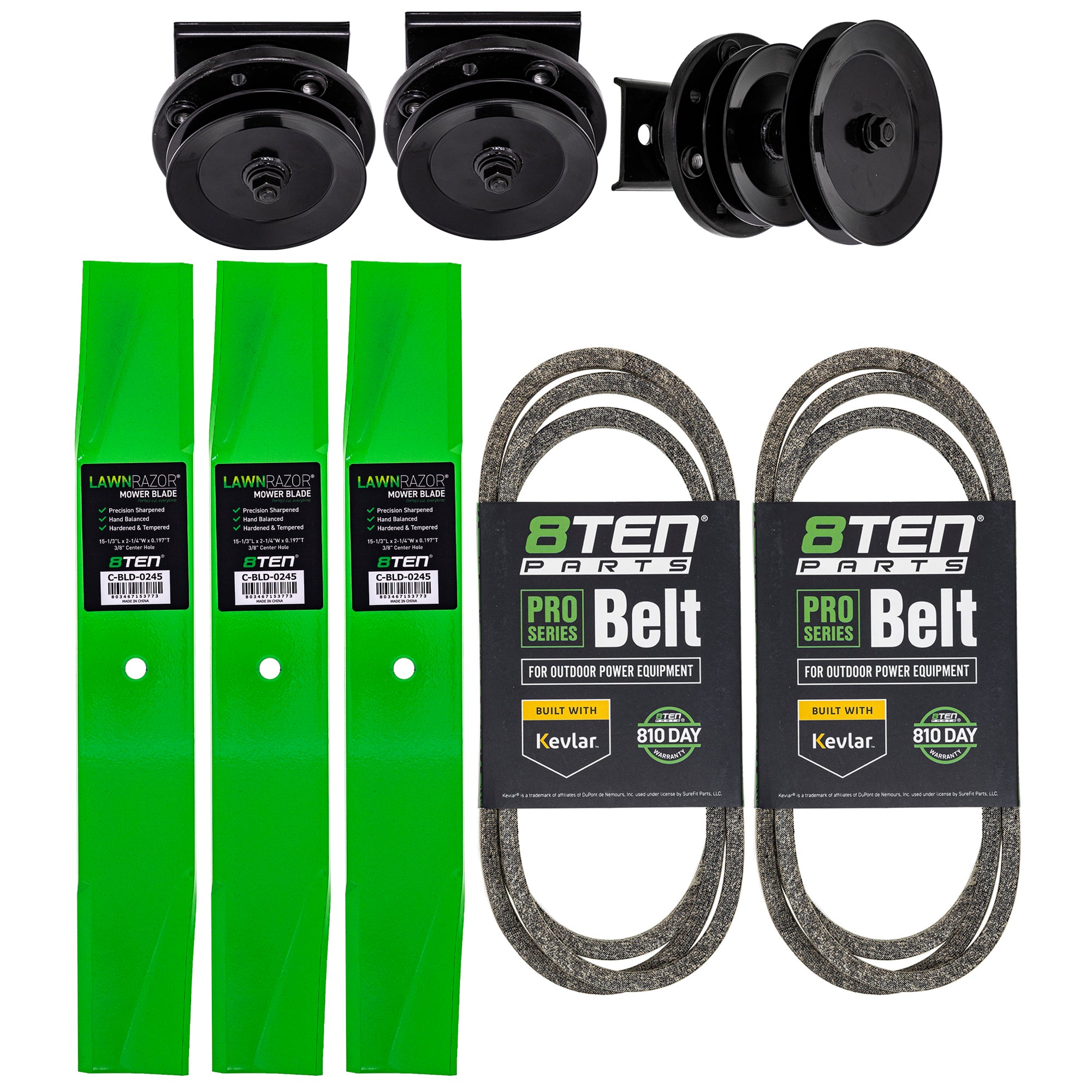 Blade Spindle Belt Deck Kit For AYP Poulan Roper MK1009720