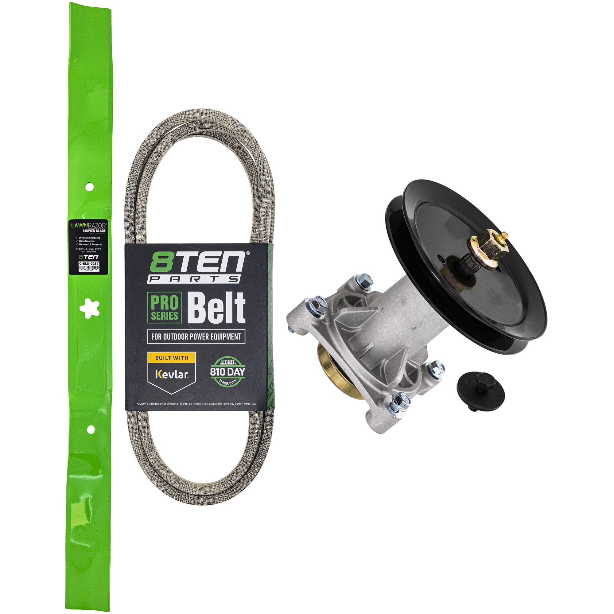 Blade Spindle Belt Deck Kit For Husqvarna Jonsered Poulan Pro MK1009766