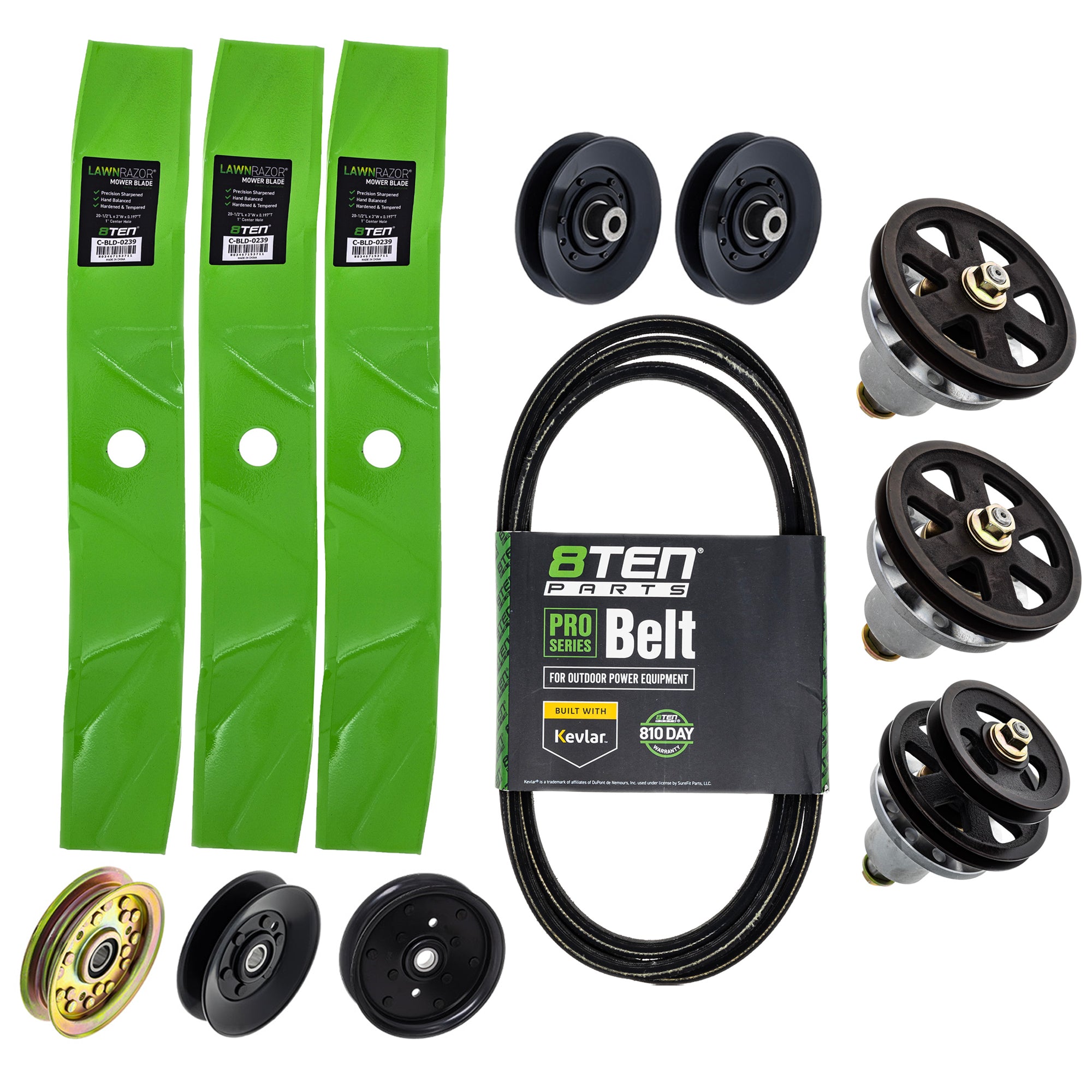 Blade Spindle Belt Idler Deck Kit For Exmark MK1009819