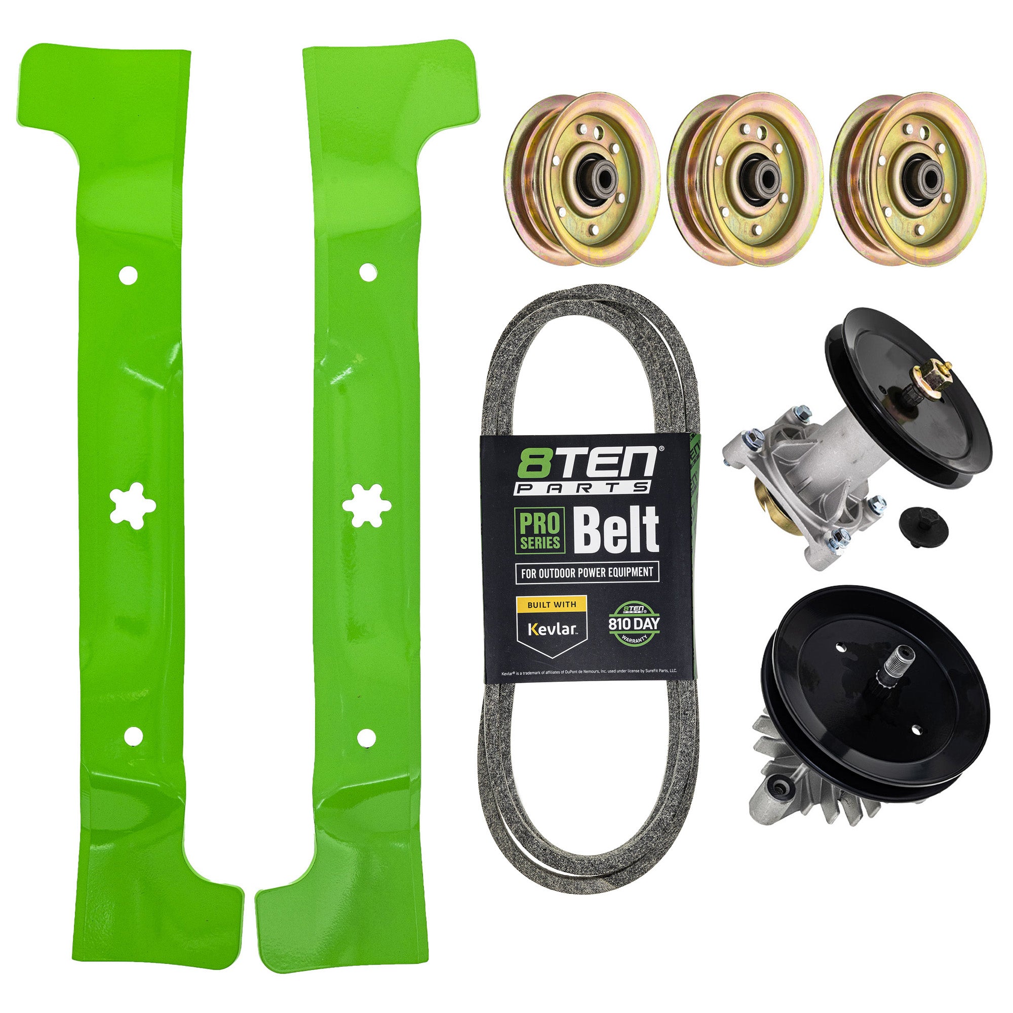 Blade Spindle Belt Idler Deck Kit For Husqvarna Jonsered Lazer MK1009838