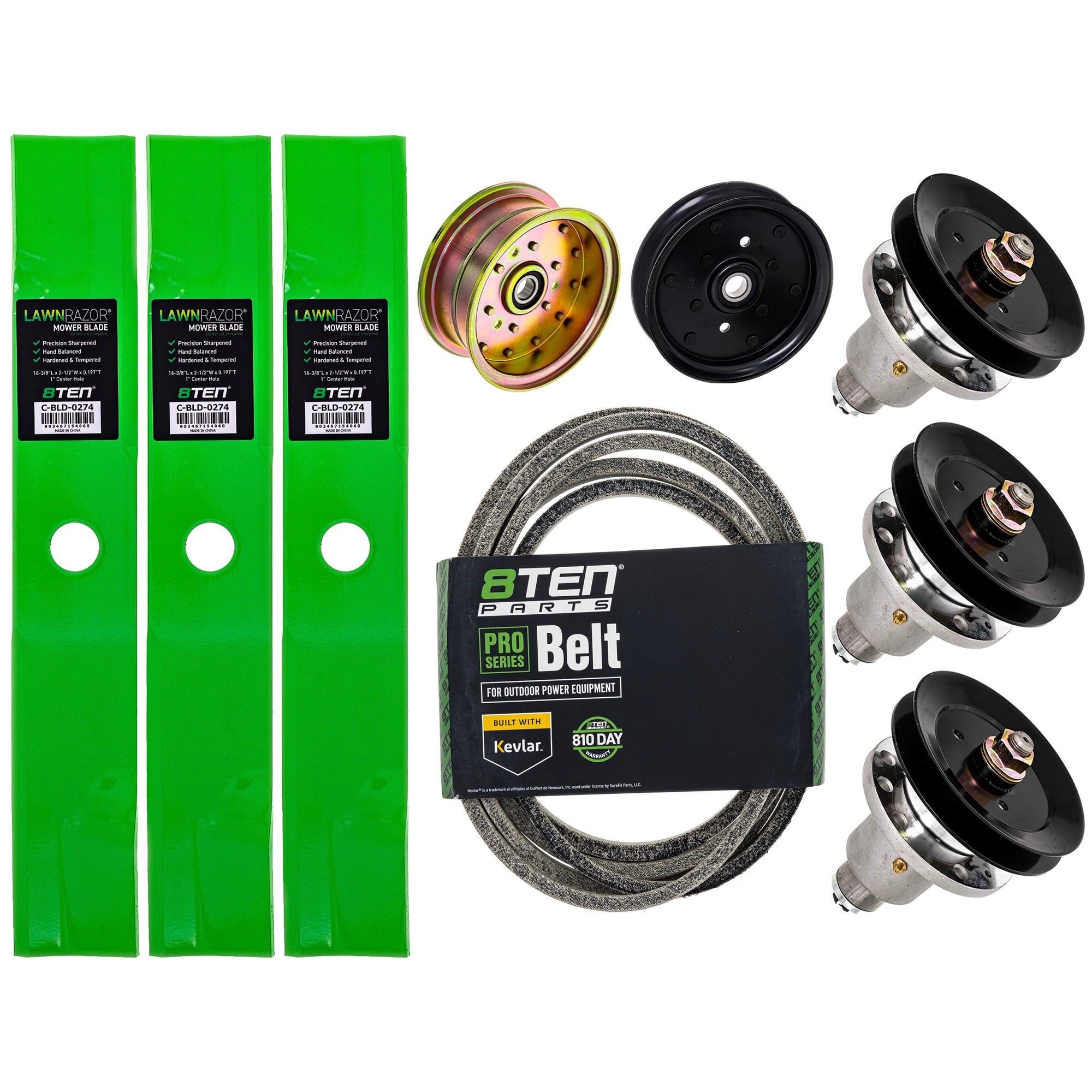 Blade Spindle Belt Idler Deck Kit For Exmark MK1009843