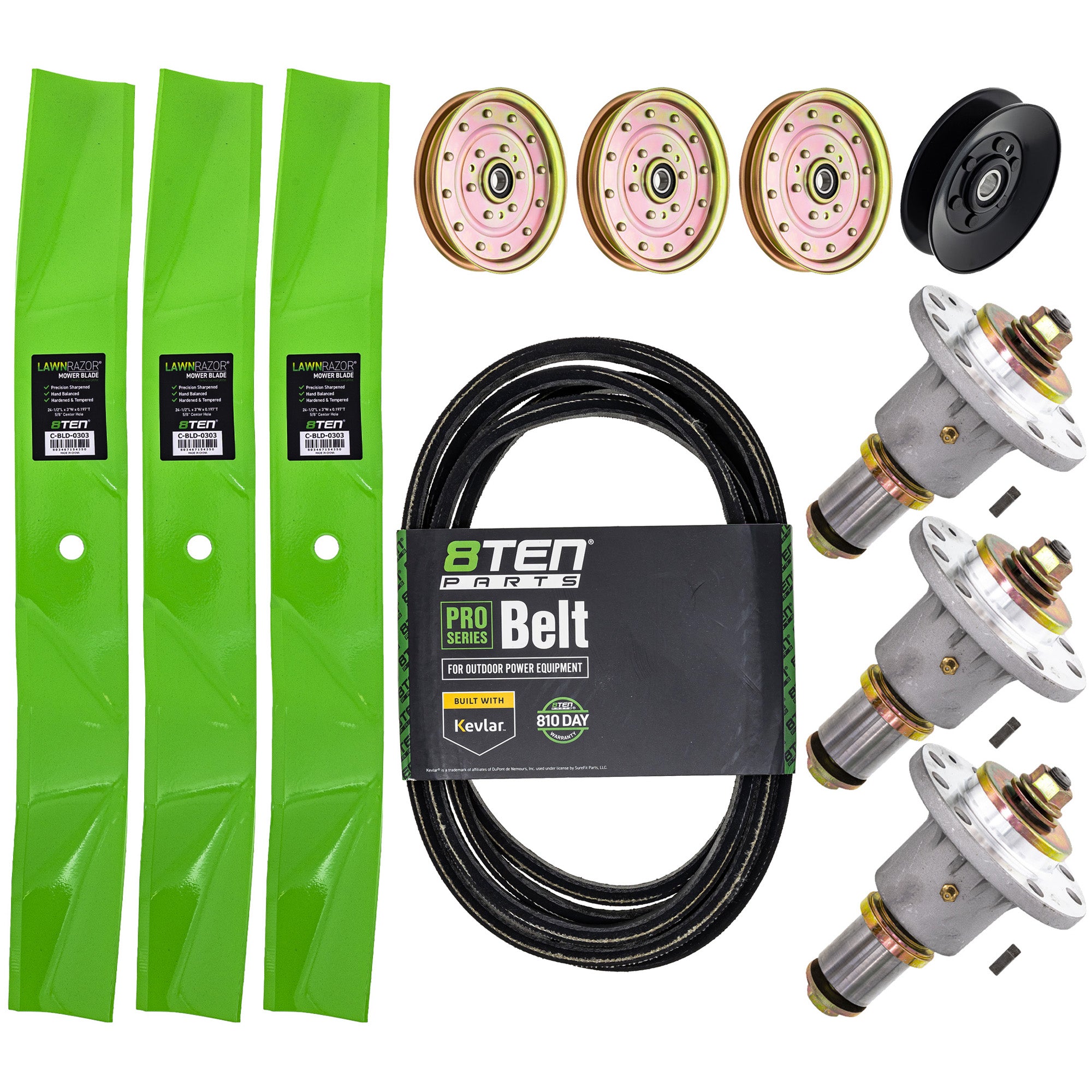 Blade Spindle Belt Idler Deck Kit For Exmark MK1009861