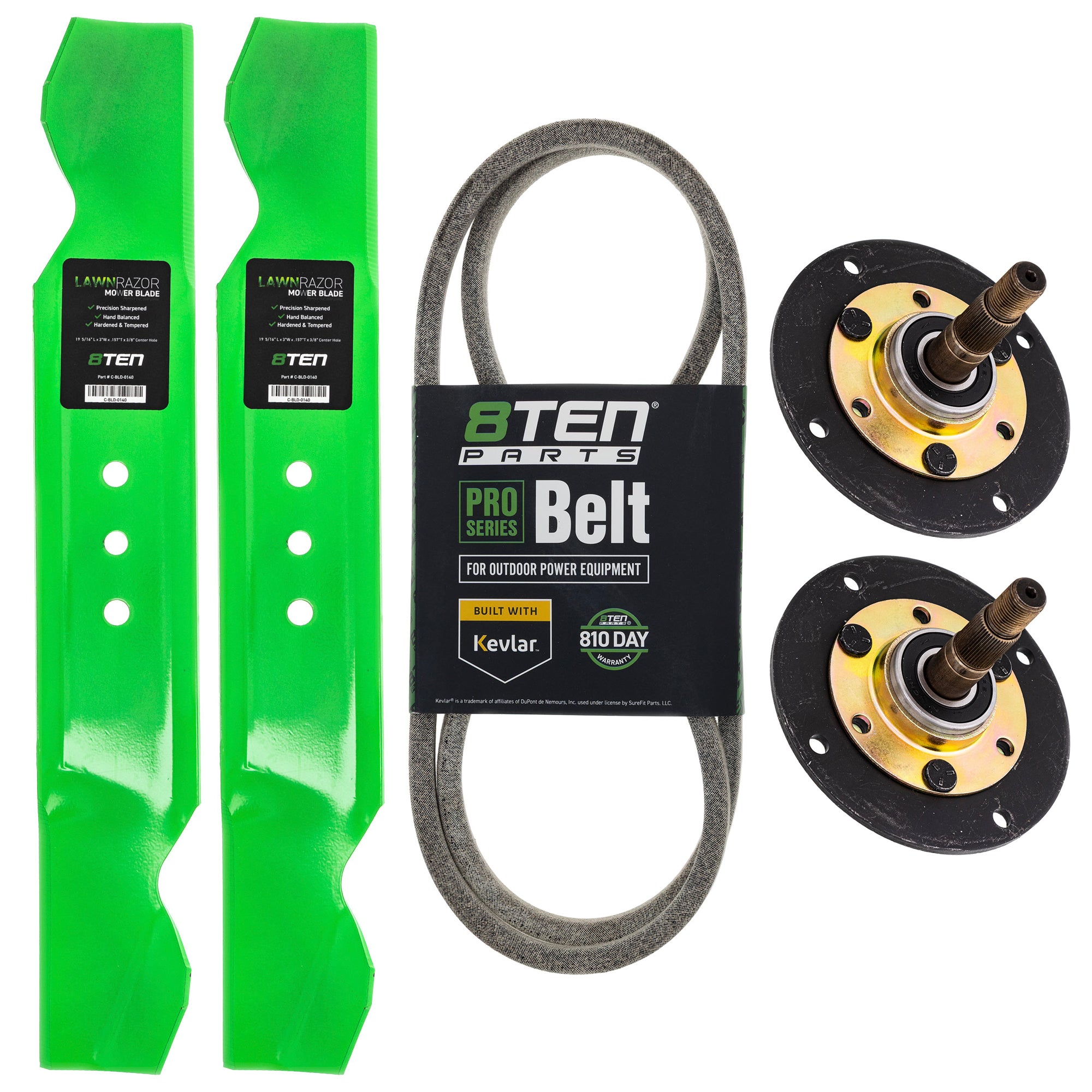 Blade Spindle Belt Deck Kit For MTD Yard-Machines Statesman MK1010086