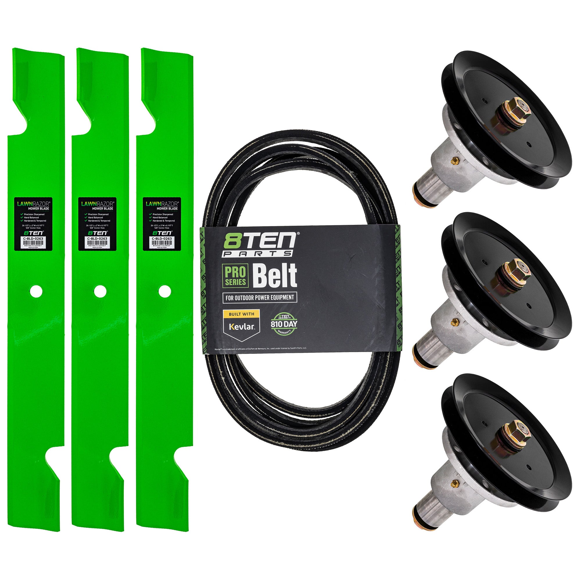 Blade Spindle Belt Deck Kit For Exmark MK1010090