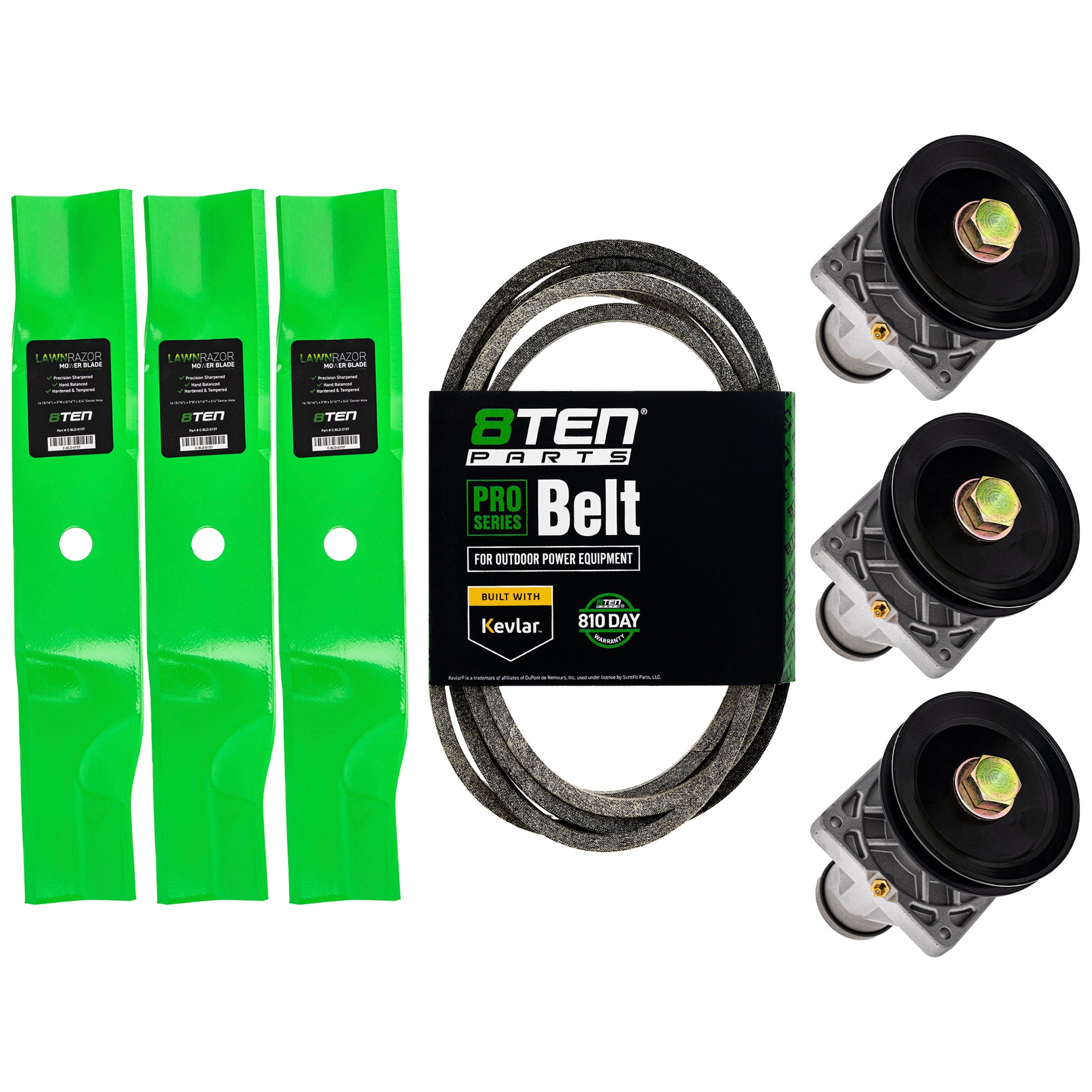 Blade Spindle Belt Deck Kit For Cub Cadet Craftsman MK1010108