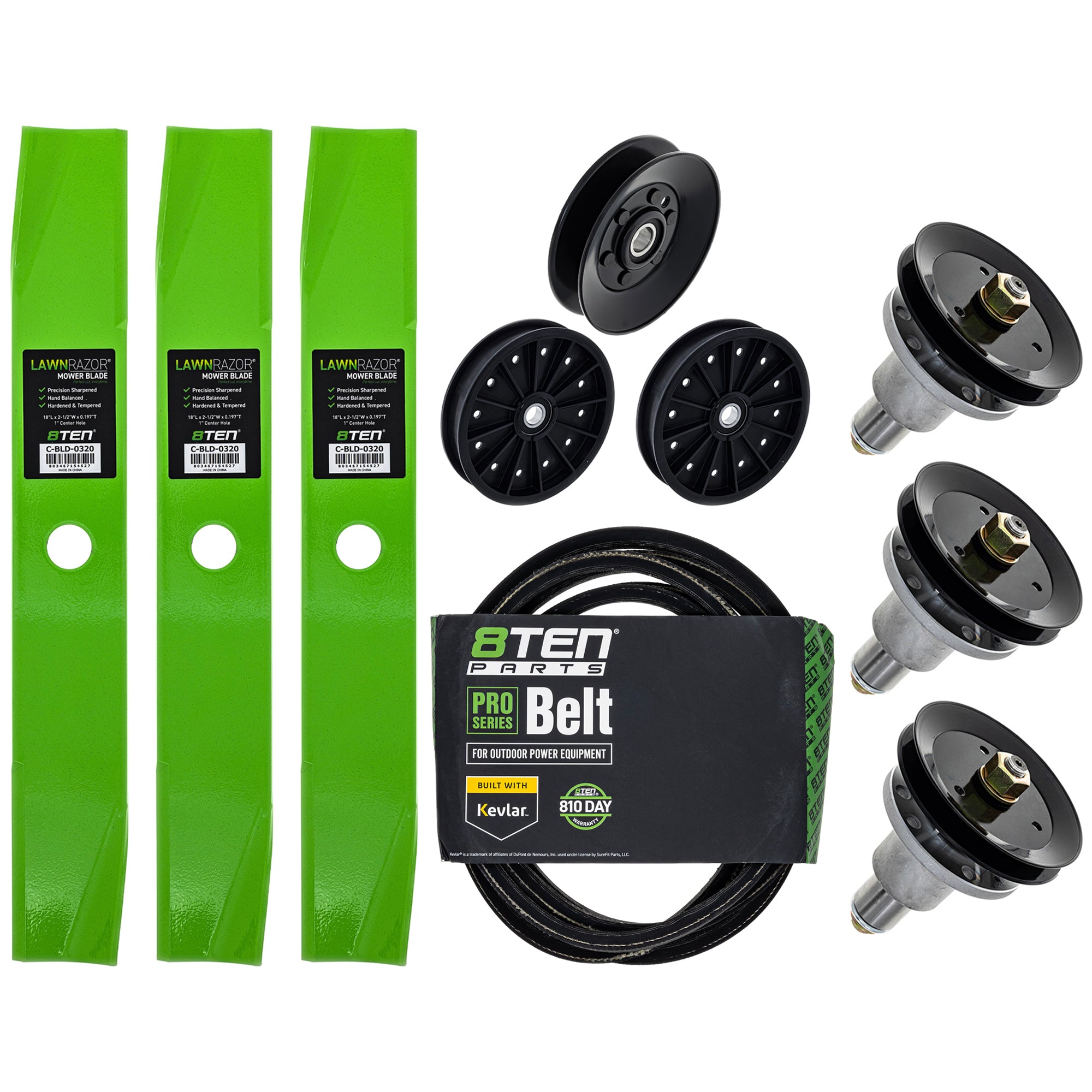 Blade Spindle Belt Idler Deck Kit For Exmark MK1010111