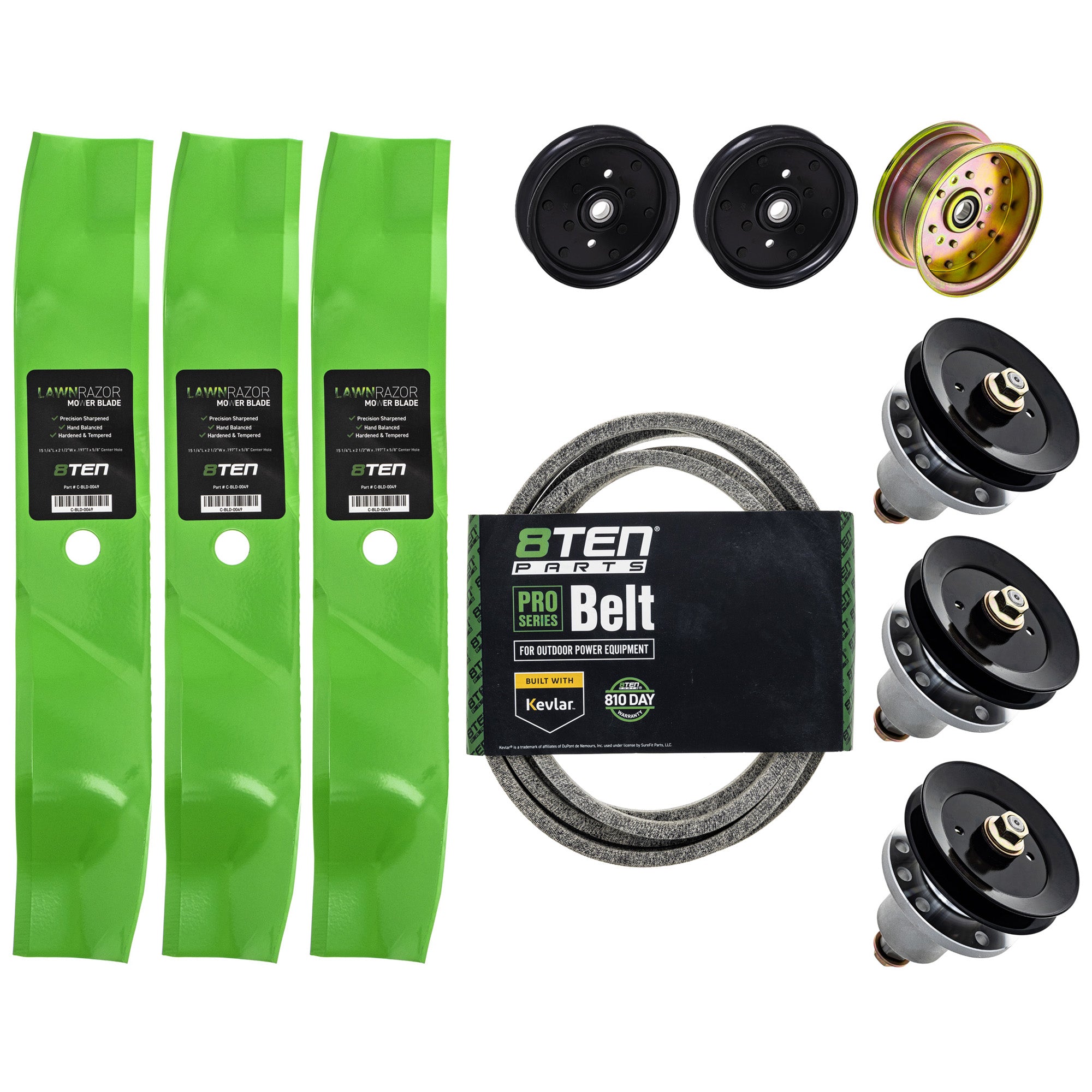 Blade Spindle Belt Idler Deck Kit For Exmark MK1010136