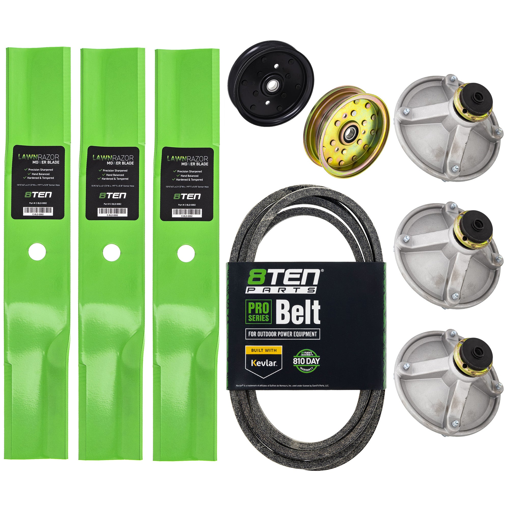 Blade Spindle Belt Idler Deck Kit For Toro MK1010157