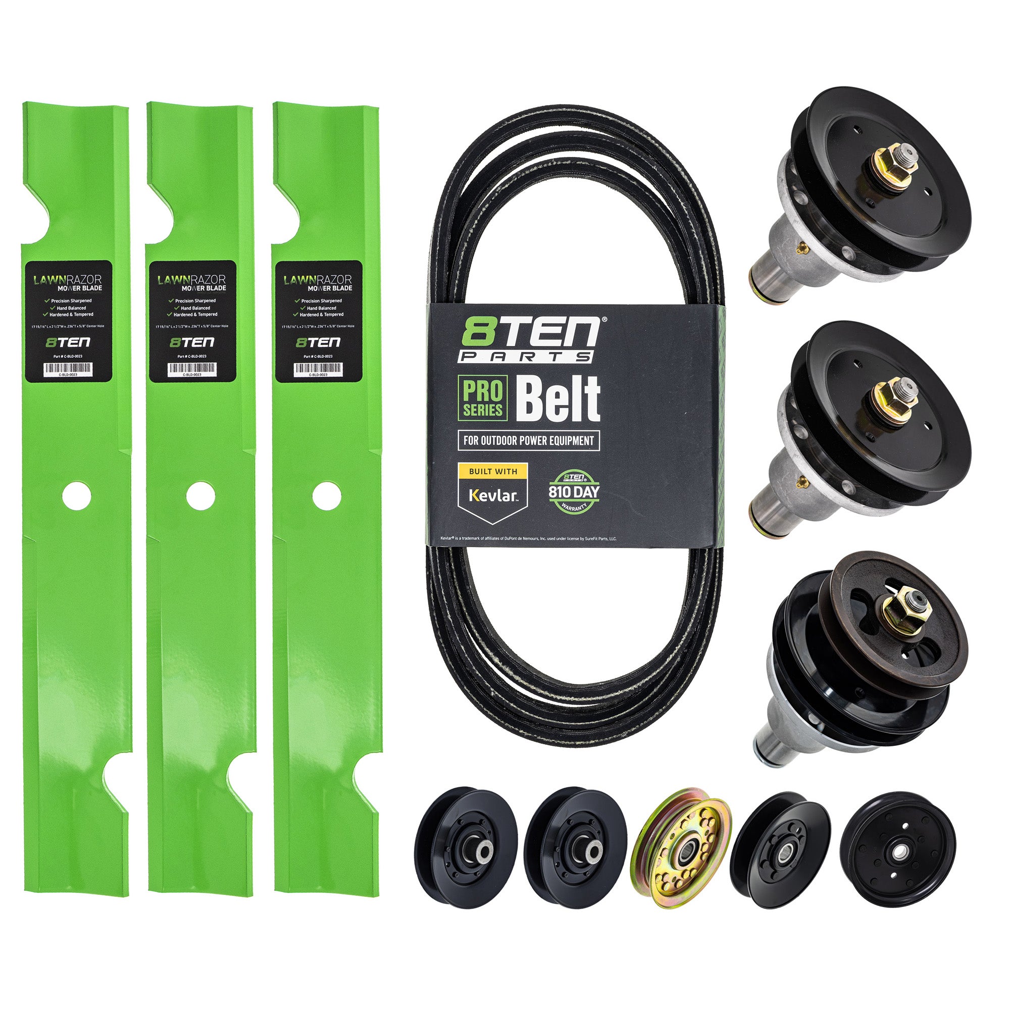 Blade Spindle Belt Idler Deck Kit For Exmark Exmark Exmark MK1010173