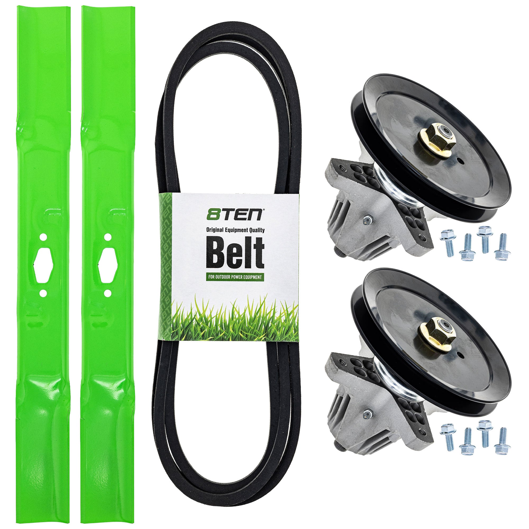 Blade Spindle Belt Deck Kit For Troy-Bilt Craftsman Cub Cadet MK1012236