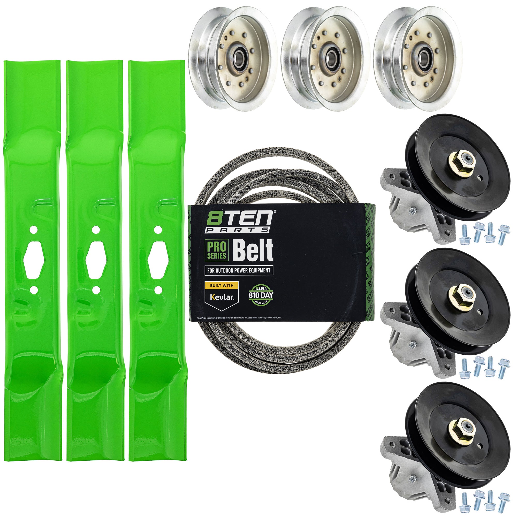 Blade Spindle Belt Idler Deck Kit For Troy-Bilt Cub Cadet MK1012255