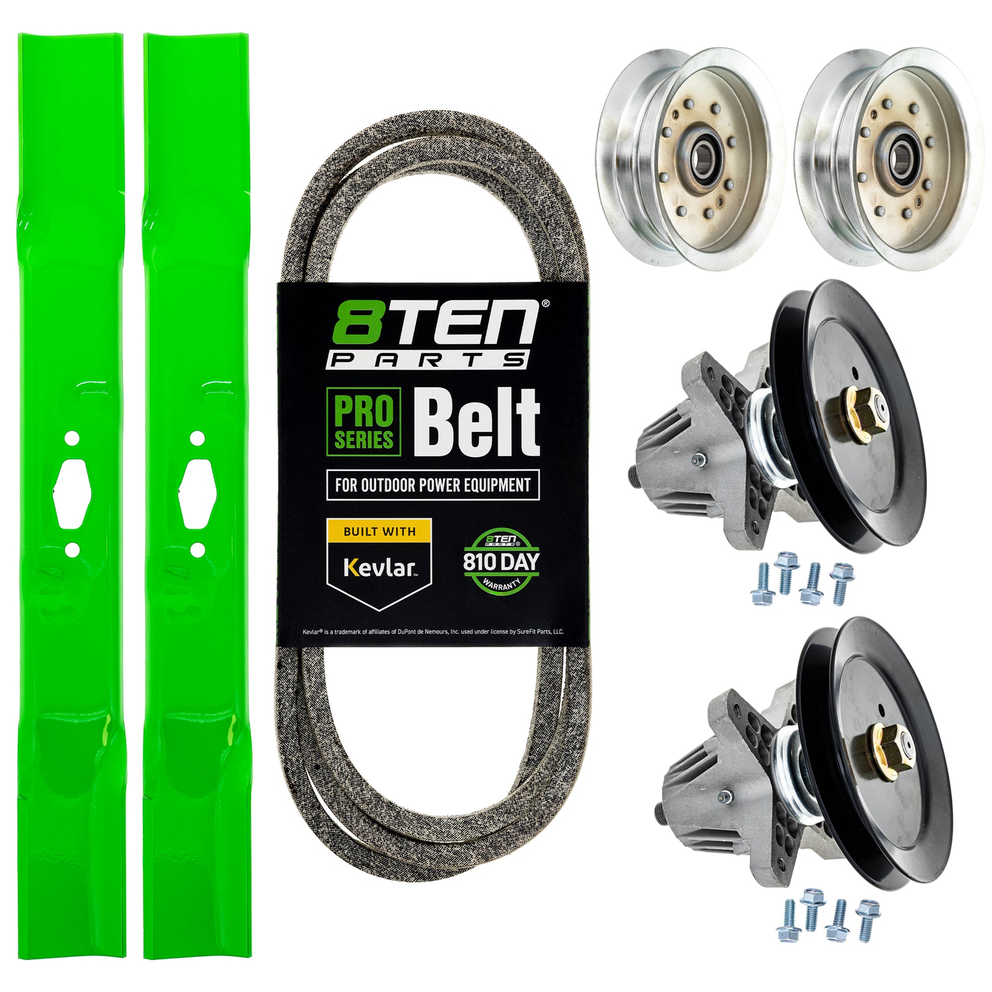 Blade Spindle Belt Idler Deck Kit For Cub Cadet Yard Machines Craftsman MK1012268