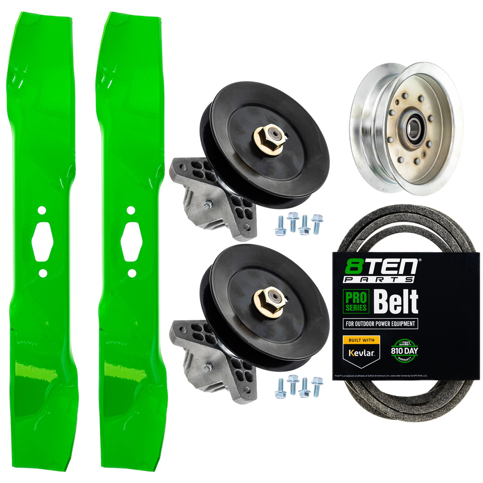 Blade Spindle Belt Idler Deck Kit For Troy-Bilt Craftsman Columbia MK1012271