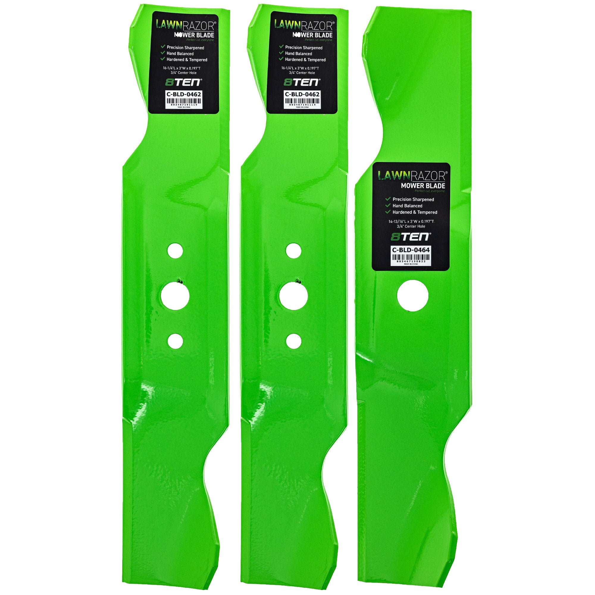 LawnRAZOR Mower Blade Set for Cub Cadet 336 446 46-Inch Deck 759-3818 759-3819