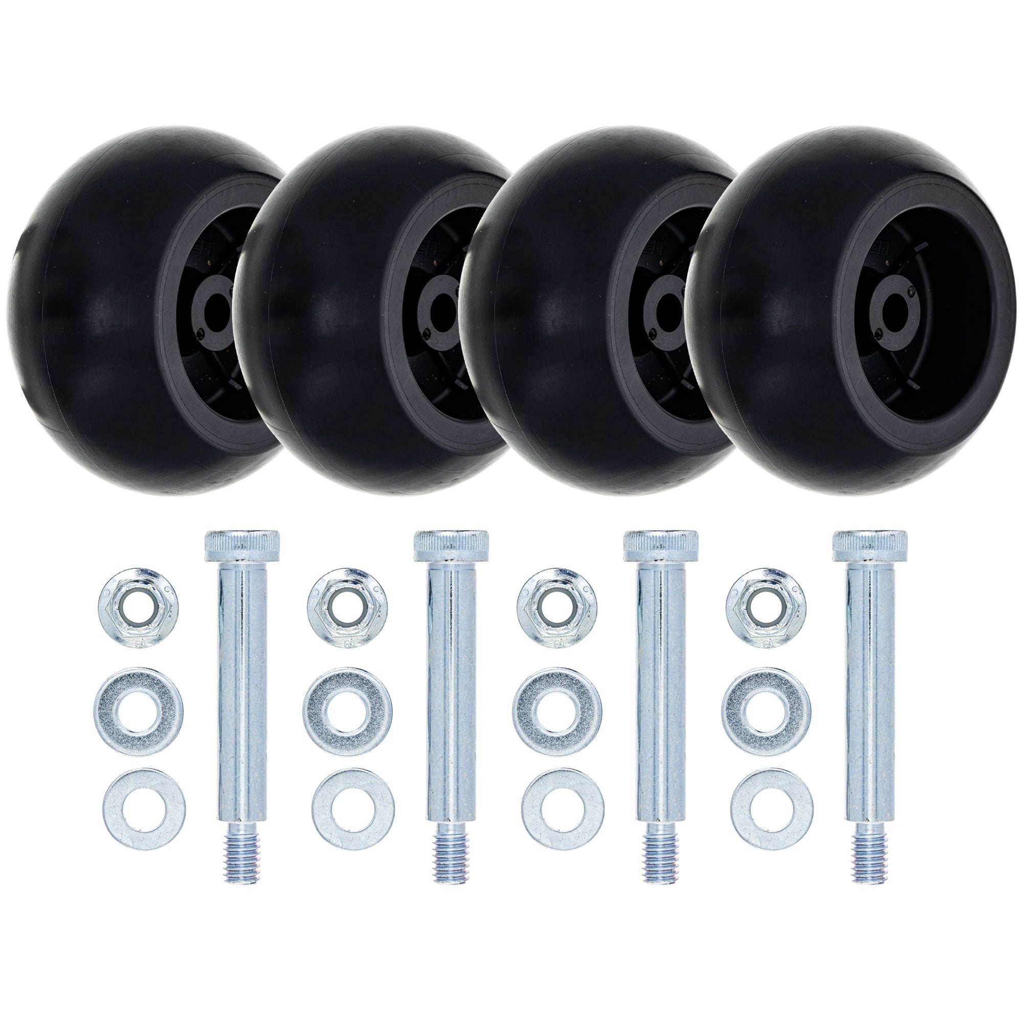 Deck Wheel Kit with Hardware For Poulan Pro Husqvarna Statesman MK1012393