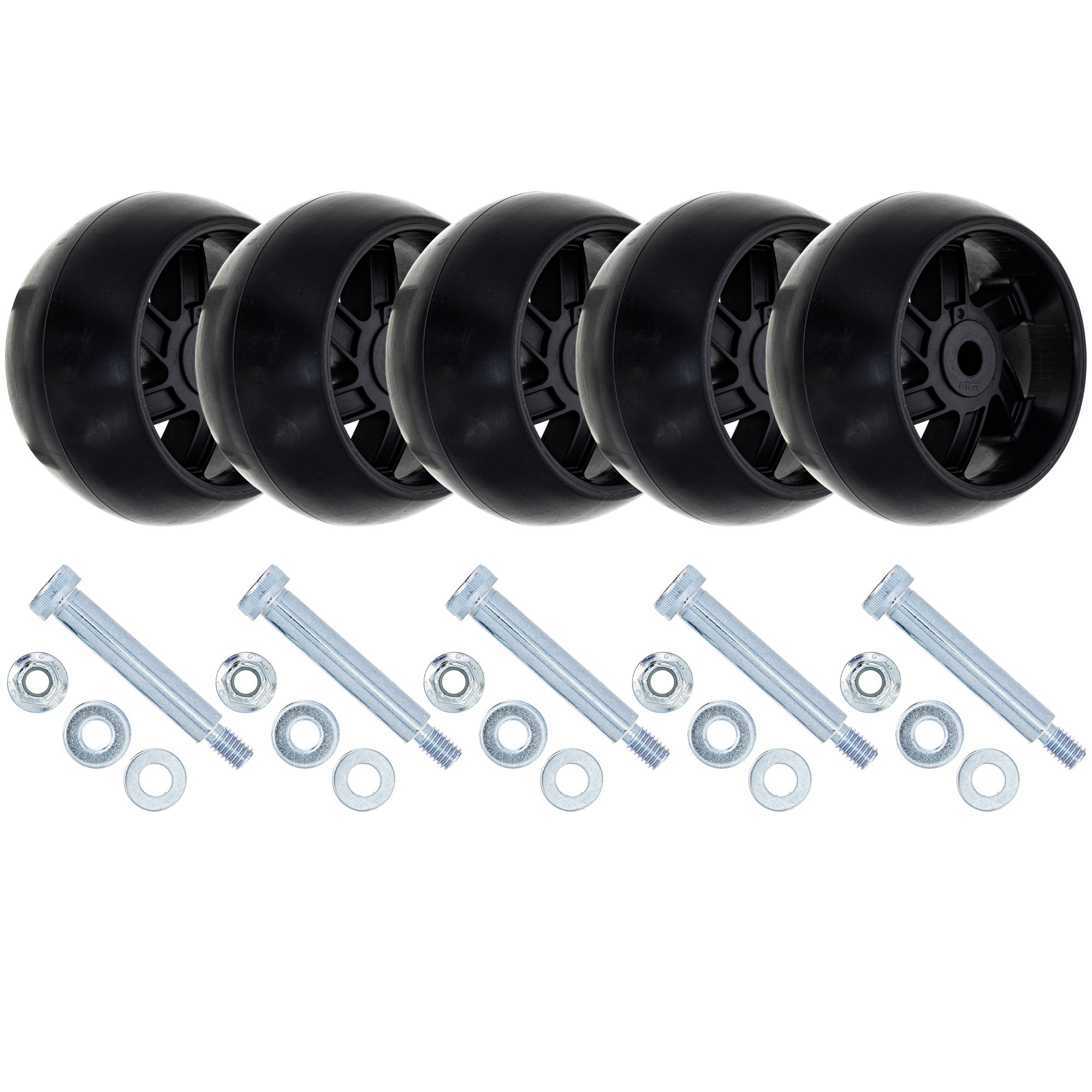 Deck Wheel Kit with Hardware For Poulan Pro Husqvarna Jonsered MK1012397
