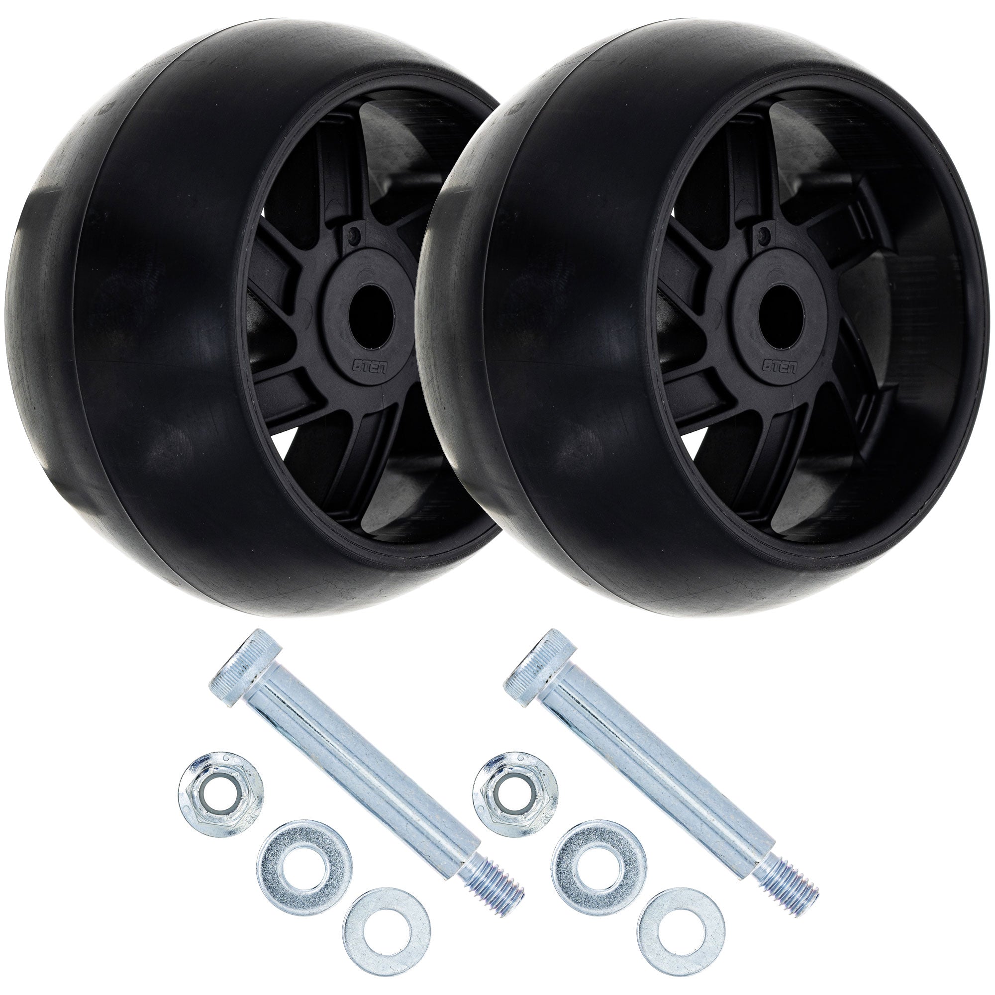 Deck Wheel Kit with Hardware For Husqvarna Jonsered Poulan MK1012398
