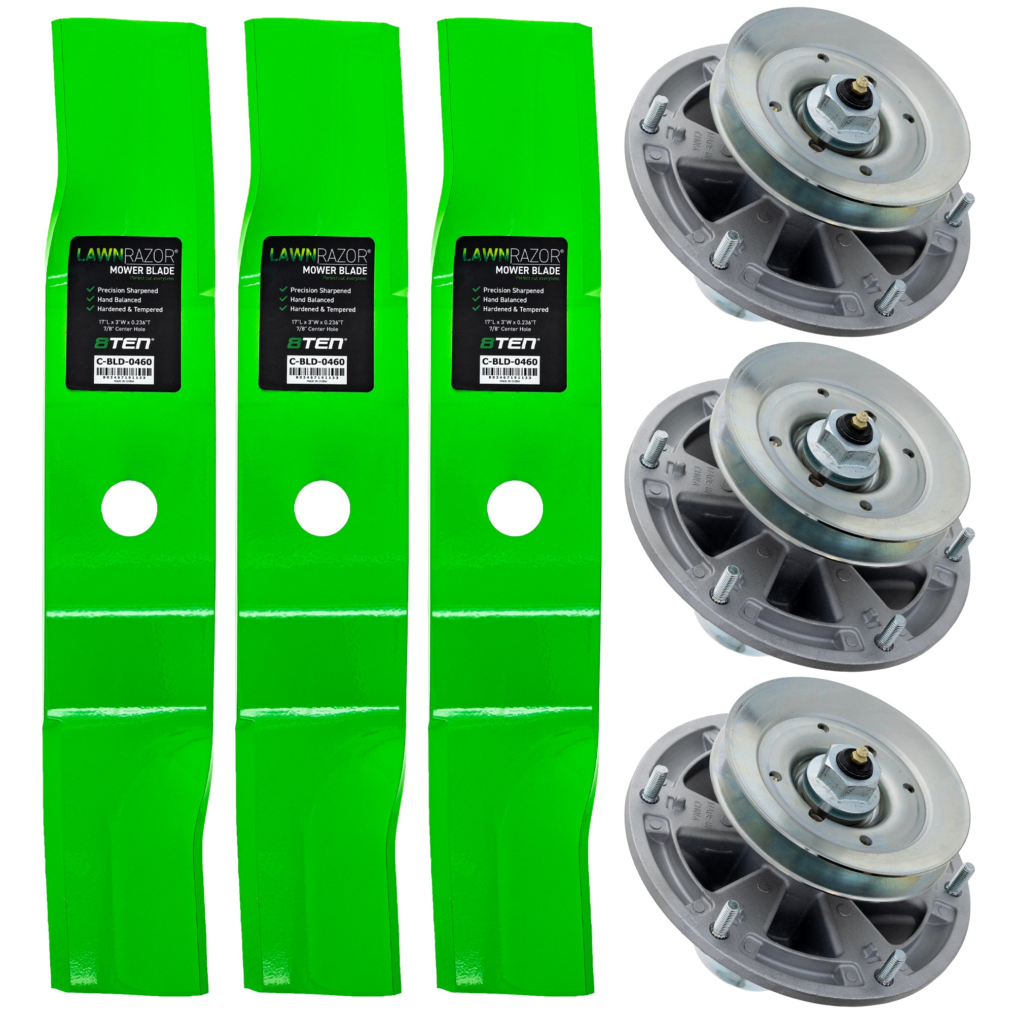 Blade Spindle Kit for John Deere Z720E Z740R 48-Inch TCU30315 AUC13017
