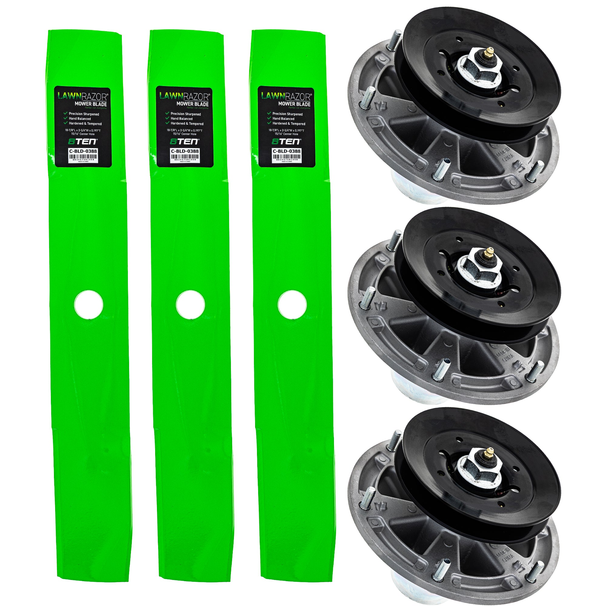 Blade Spindle Kit for John Deere Ztrak Z730M Z760R 54 Inch M164016 AUC13151