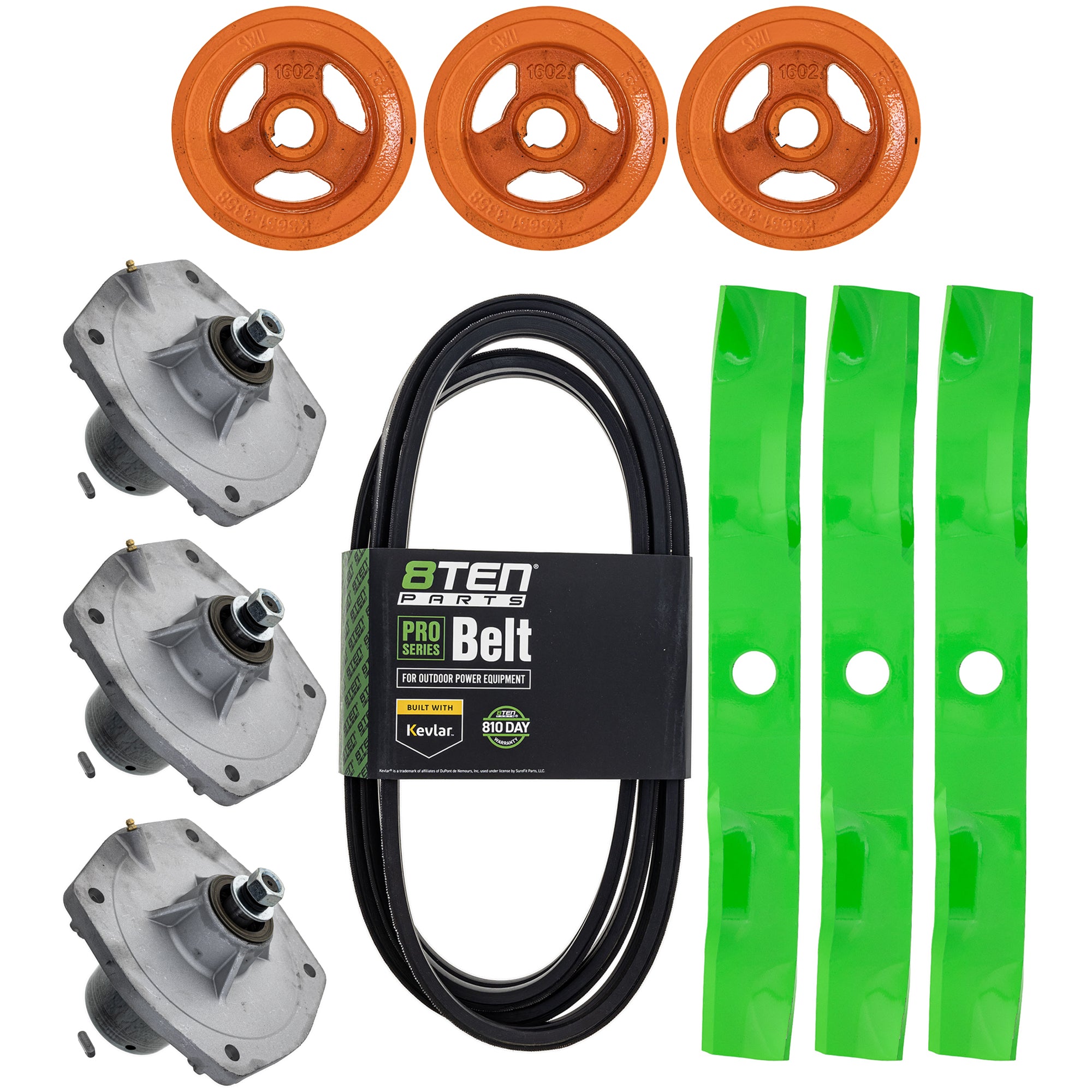 Blade Spindle Belt Kit for Kubota RCK60RP-1500Z 60-inch K5647-92340
