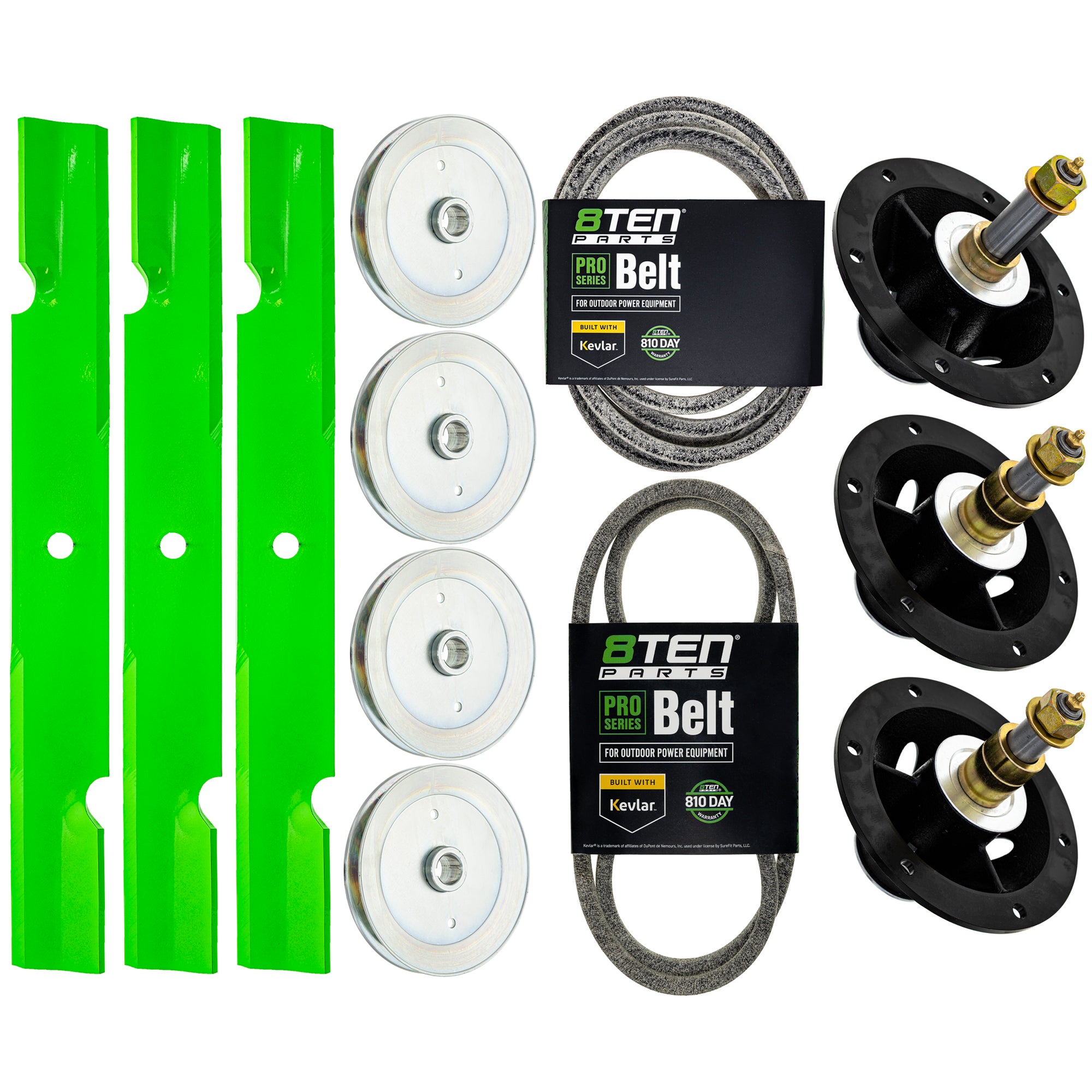 Blade Spindle Belt Kit for Simpicity Cobalt 61-Inch 5101755BMYP 5104744YP