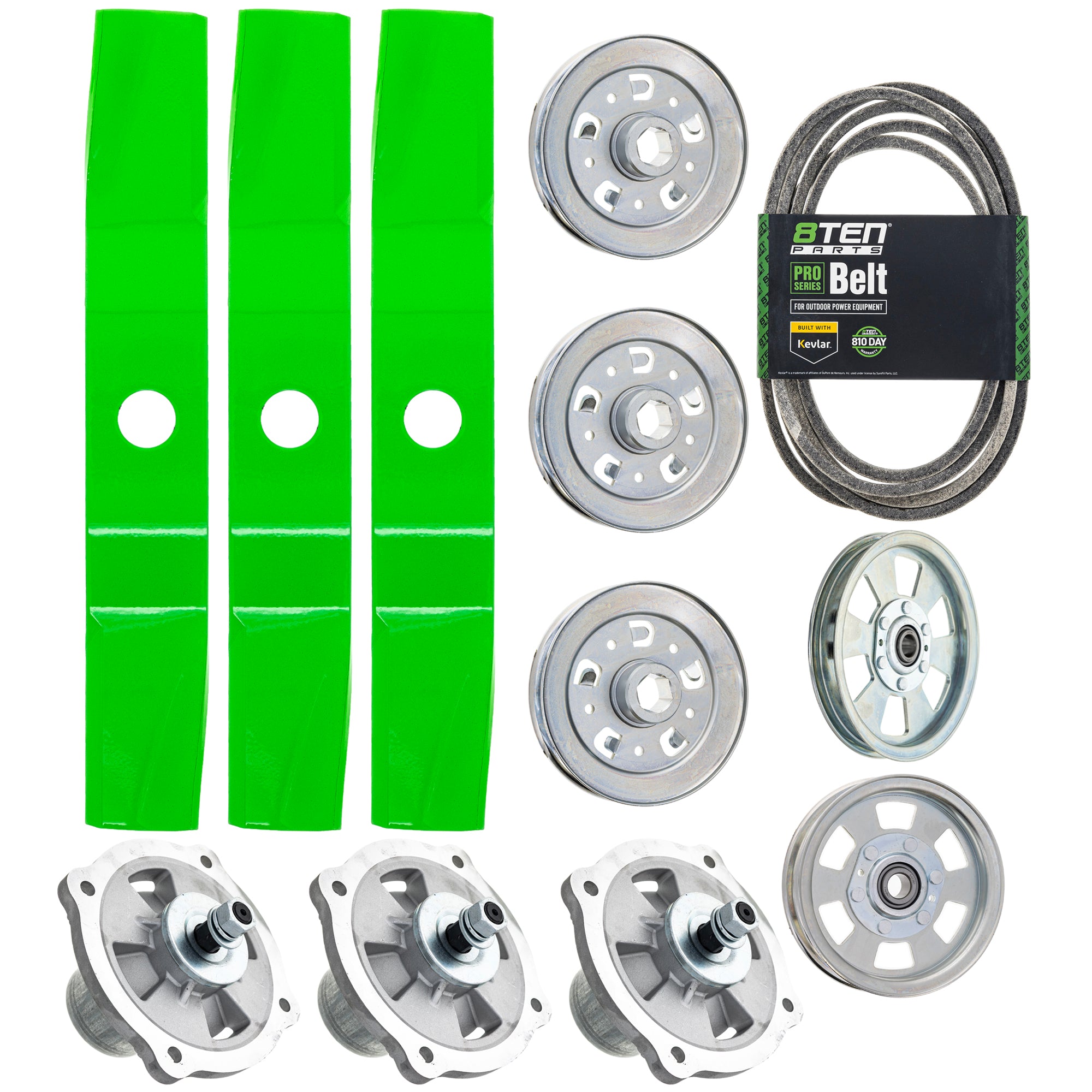 Deck Rebuild Blade Spindle Belt Idler for Kubota RCK48P-751Z Z724 48-Inch