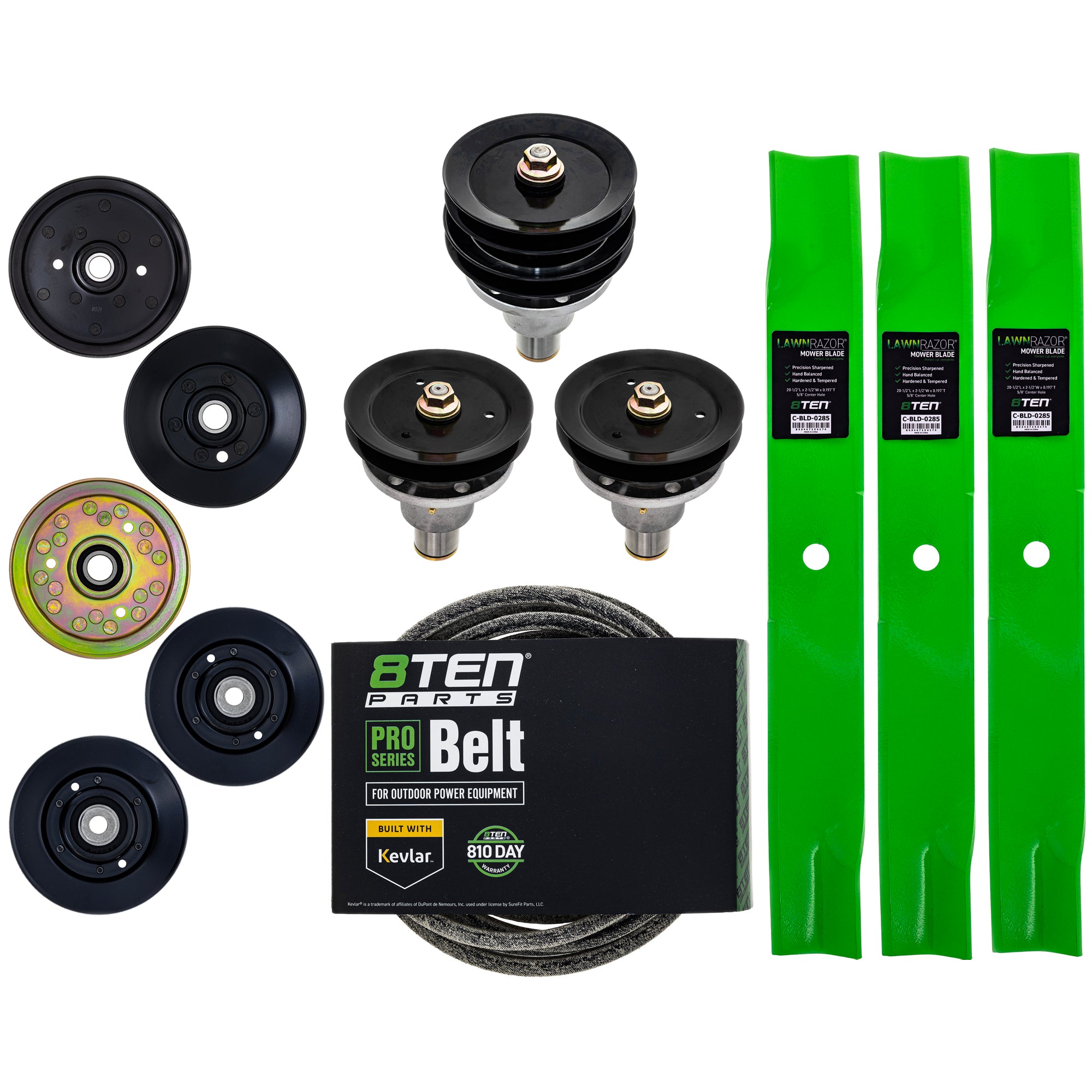 Blade Spindle Belt Idler Kit for Exmark Turf Tracer FMD604 103-2314 60-Inch