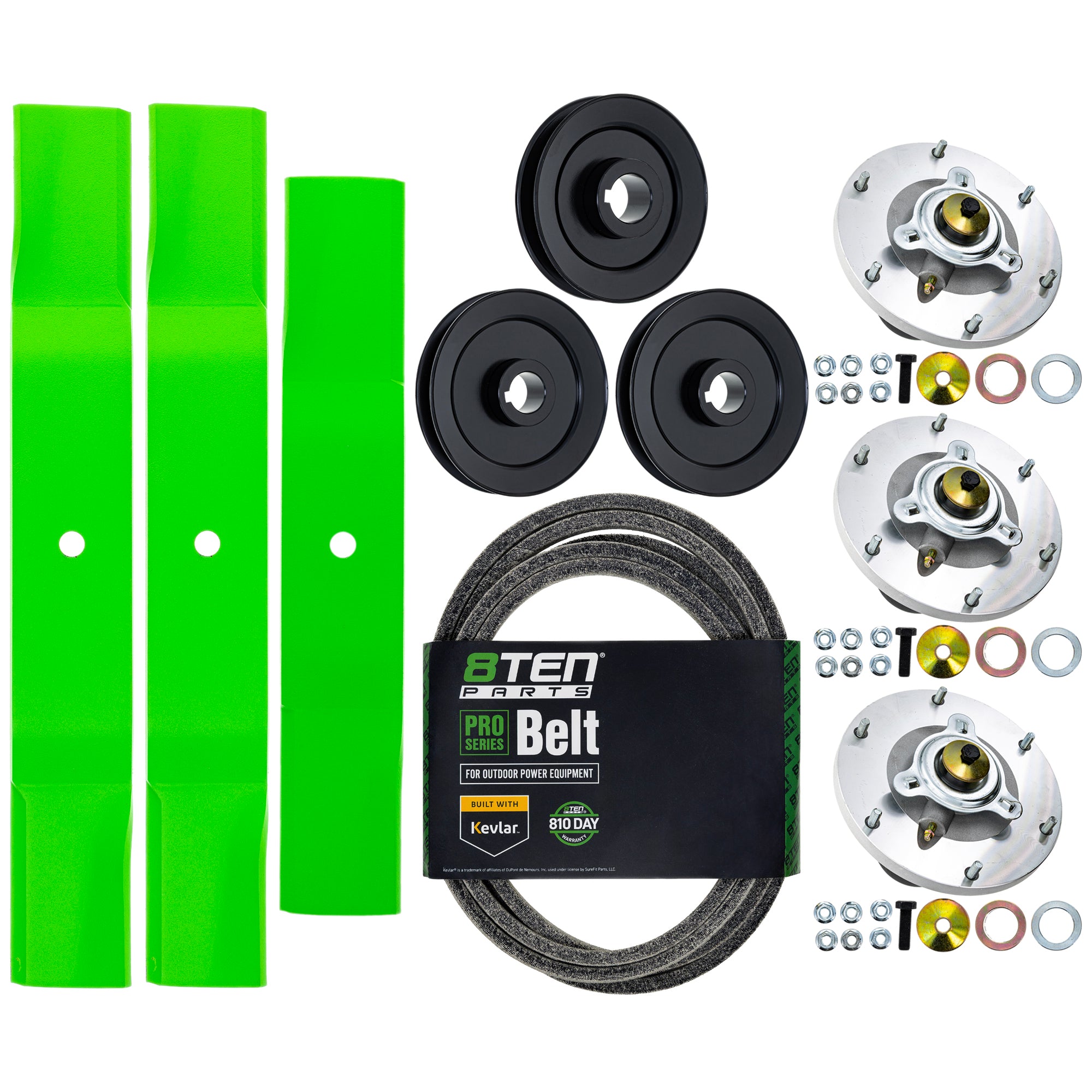 Blade Spindle Belt Kit for Grasshopper 125v 48-Inch 320239 320234 415902