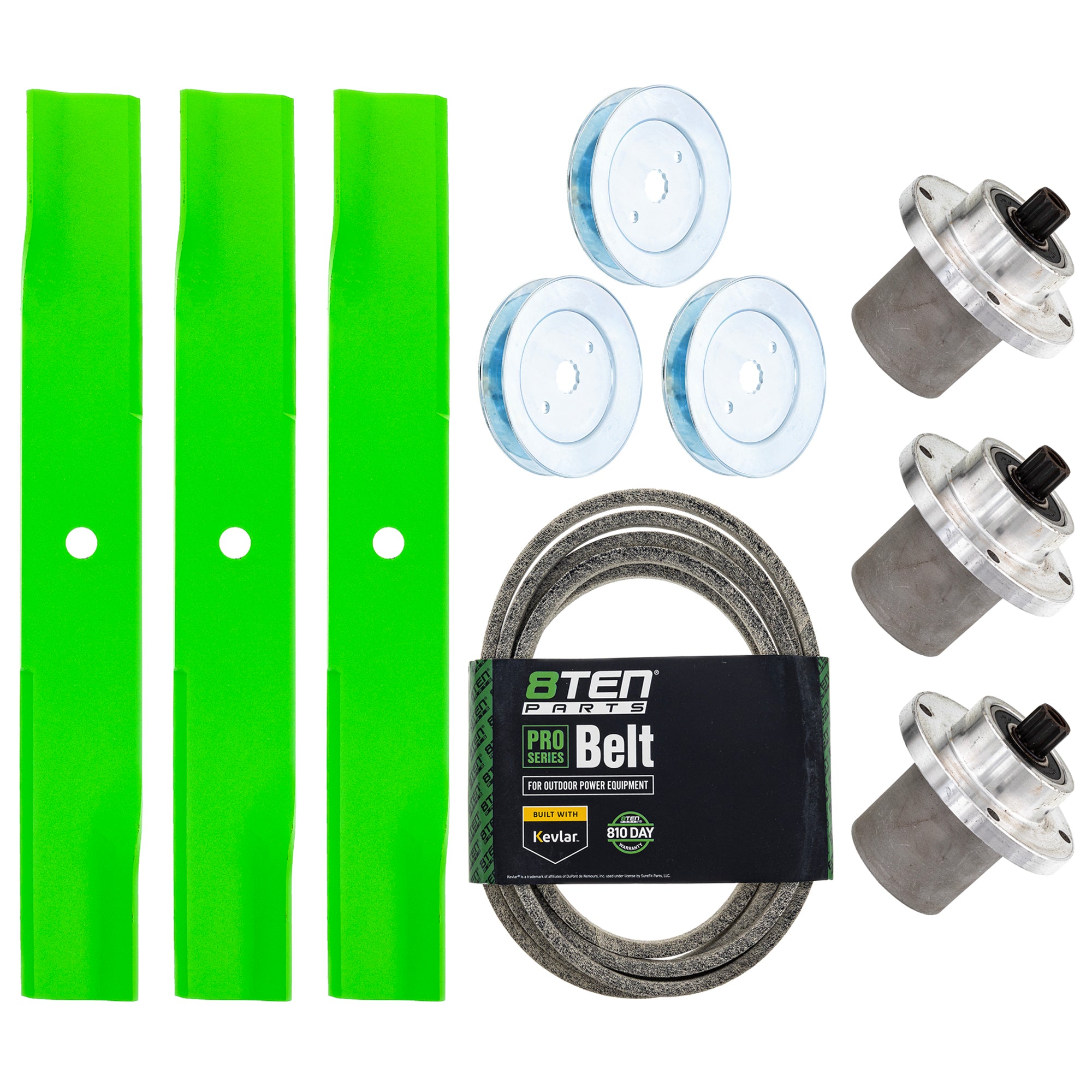 Blade Spindle Belt Kit for Hustler FasTrak RD with 54-Inch 601124 783506