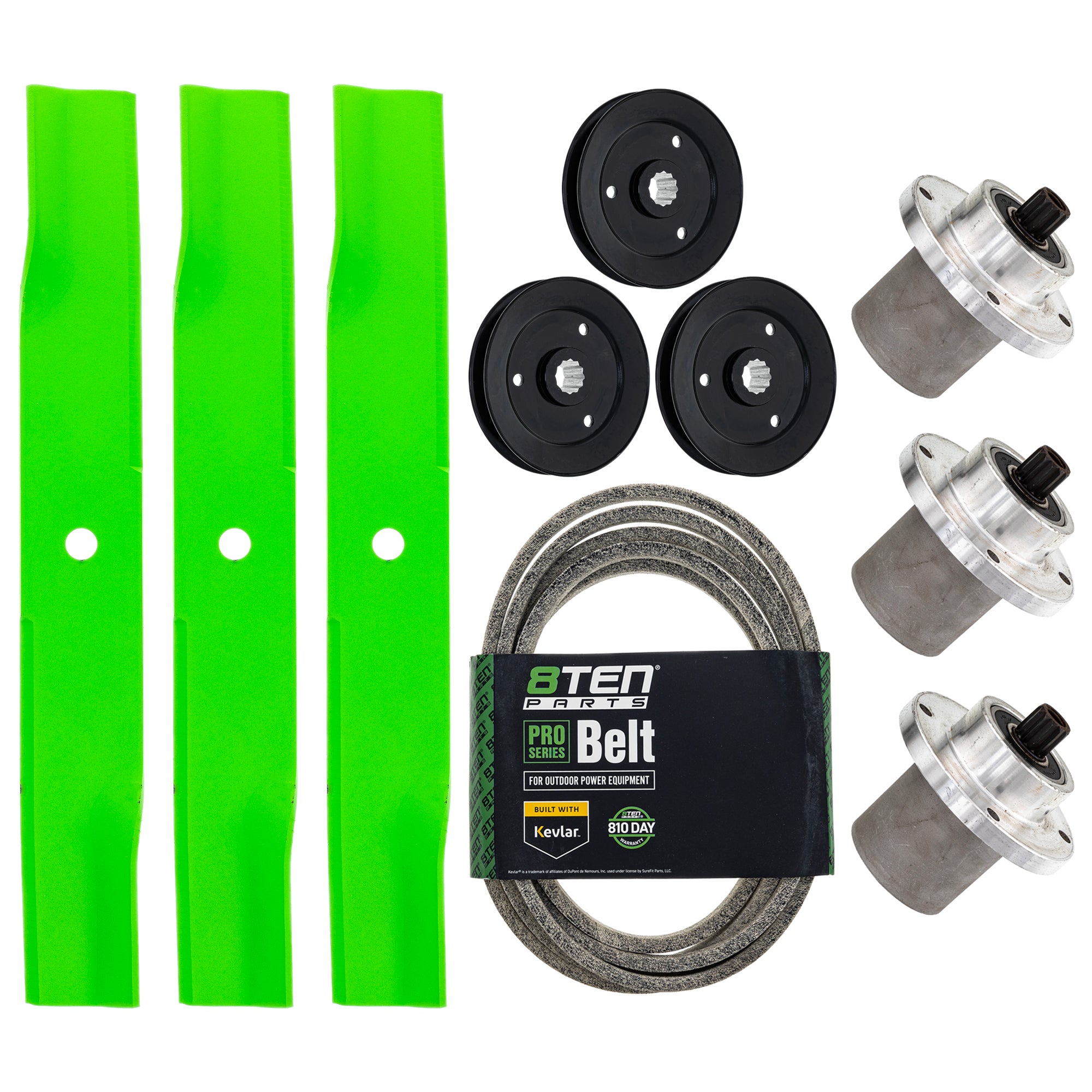 Blade Spindle Belt Kit for Hustler FasTrak SD 54-Inch 797696 783506 786889