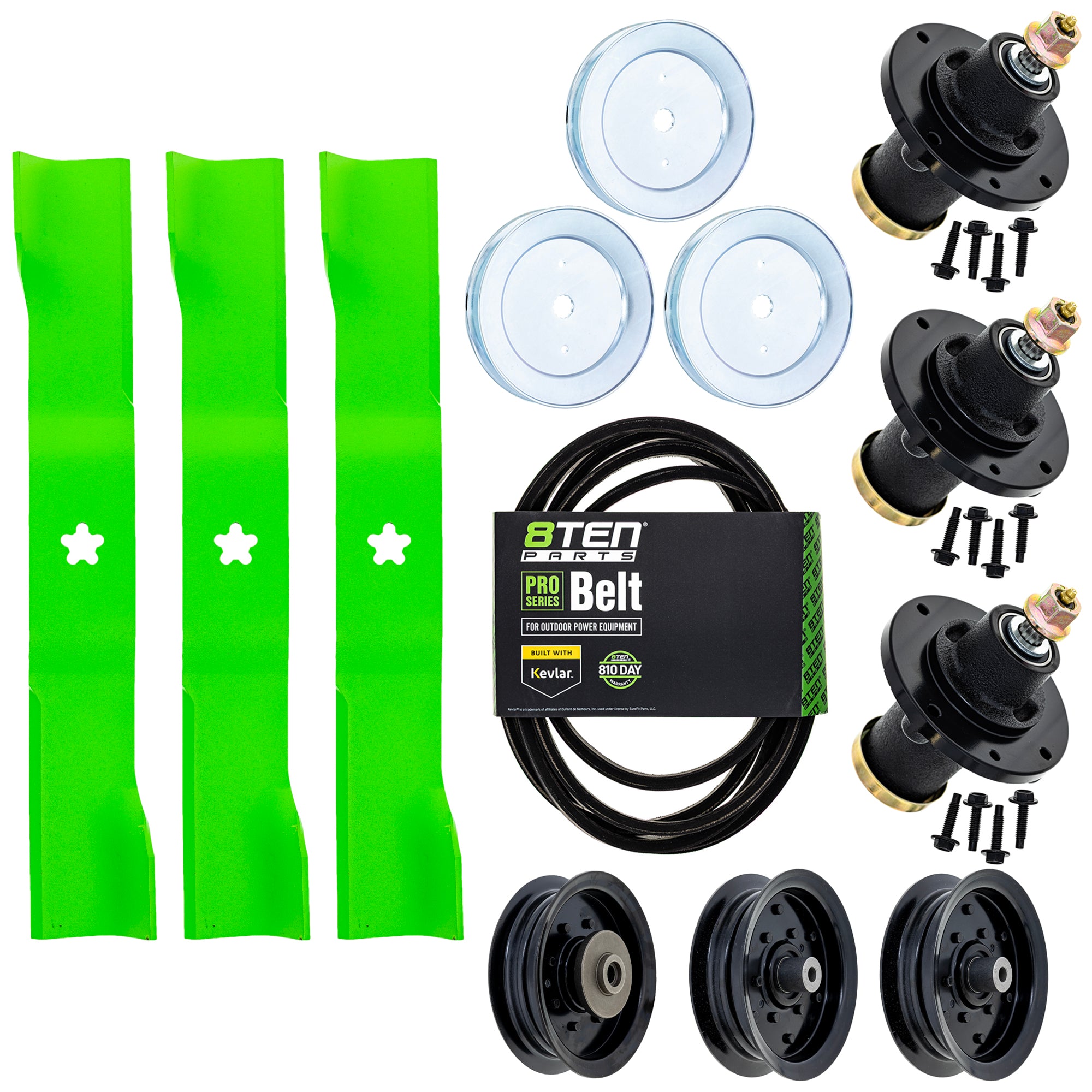 Deck Rebuild Kit for Husqvarna MZ54 54-Inch 582062502 539131898 582236501