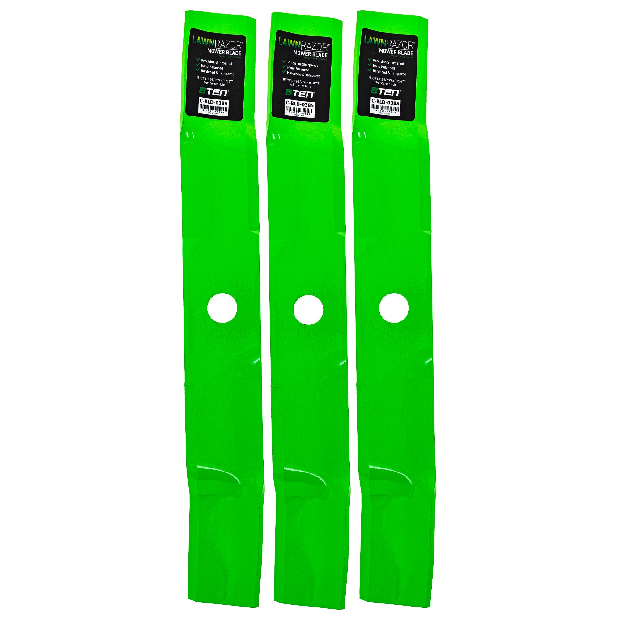 LawnRAZOR Mulching Blade For John Deere M135334 | 3-PACK