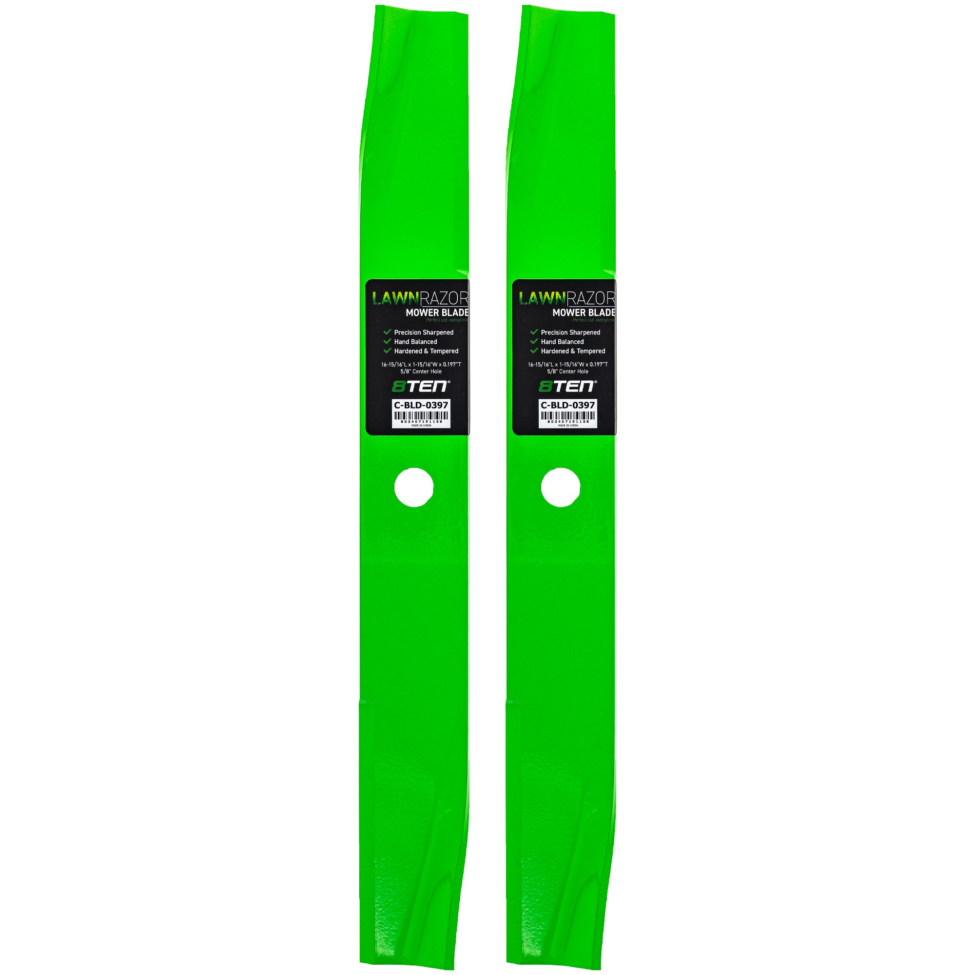LawnRAZOR High Lift Blade For Murray 042124 08816600 038883 091871E701 97-119 97-024 742-025019-4046 | 2-PACK