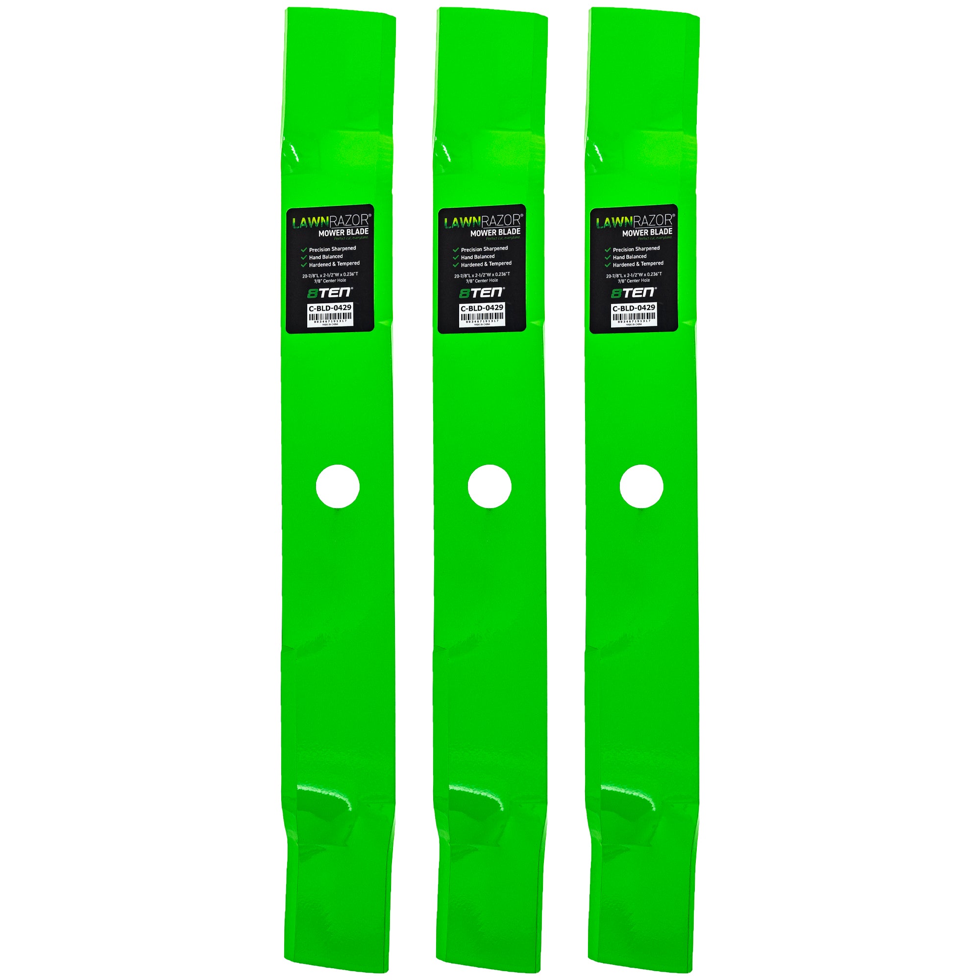 LawnRAZOR Mulching Blade For John Deere TCU18990 TCU18624 | 3-PACK
