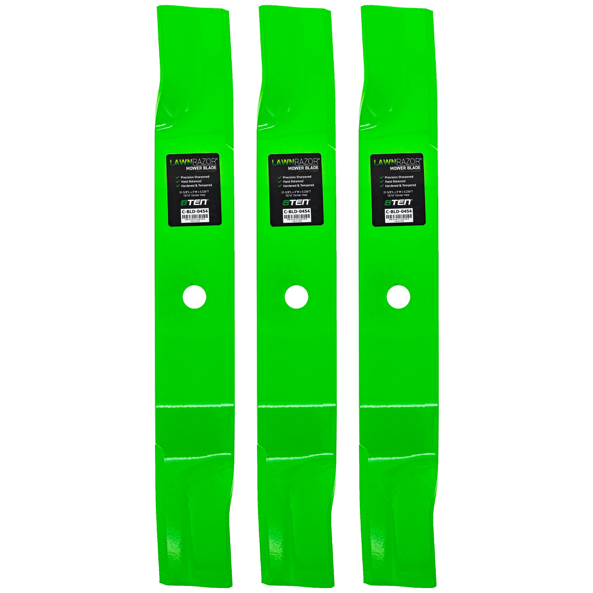 LawnRAZOR High Lift Blade For John Deere M152727 | 3-PACK