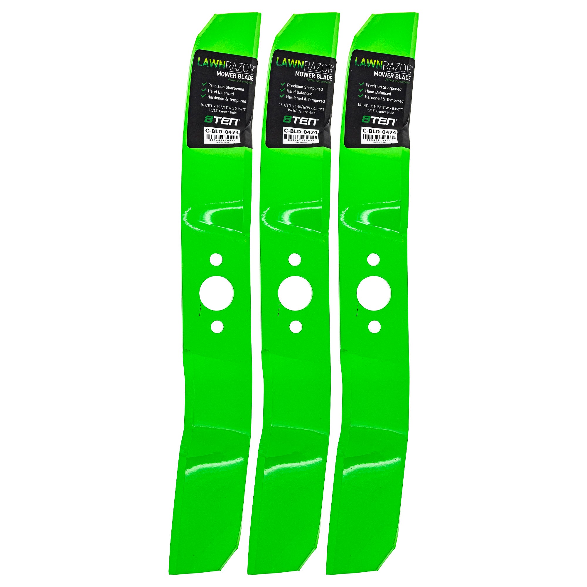 LawnRAZOR Mulching Blade For Husqvarna 506966310 506966301 | 3-PACK