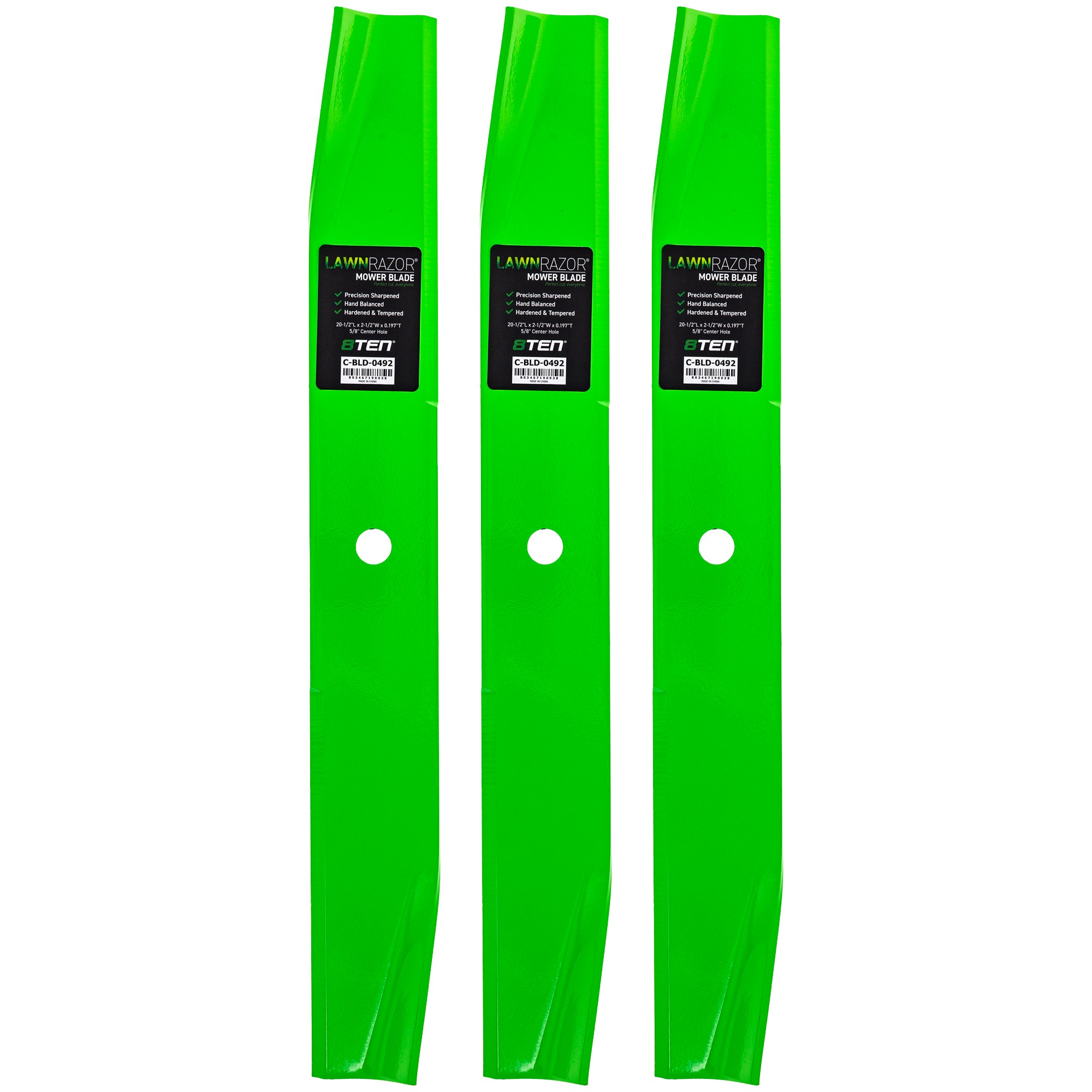LawnRAZOR High Lift Blade For Wheel Horse 112947 | 3-PACK