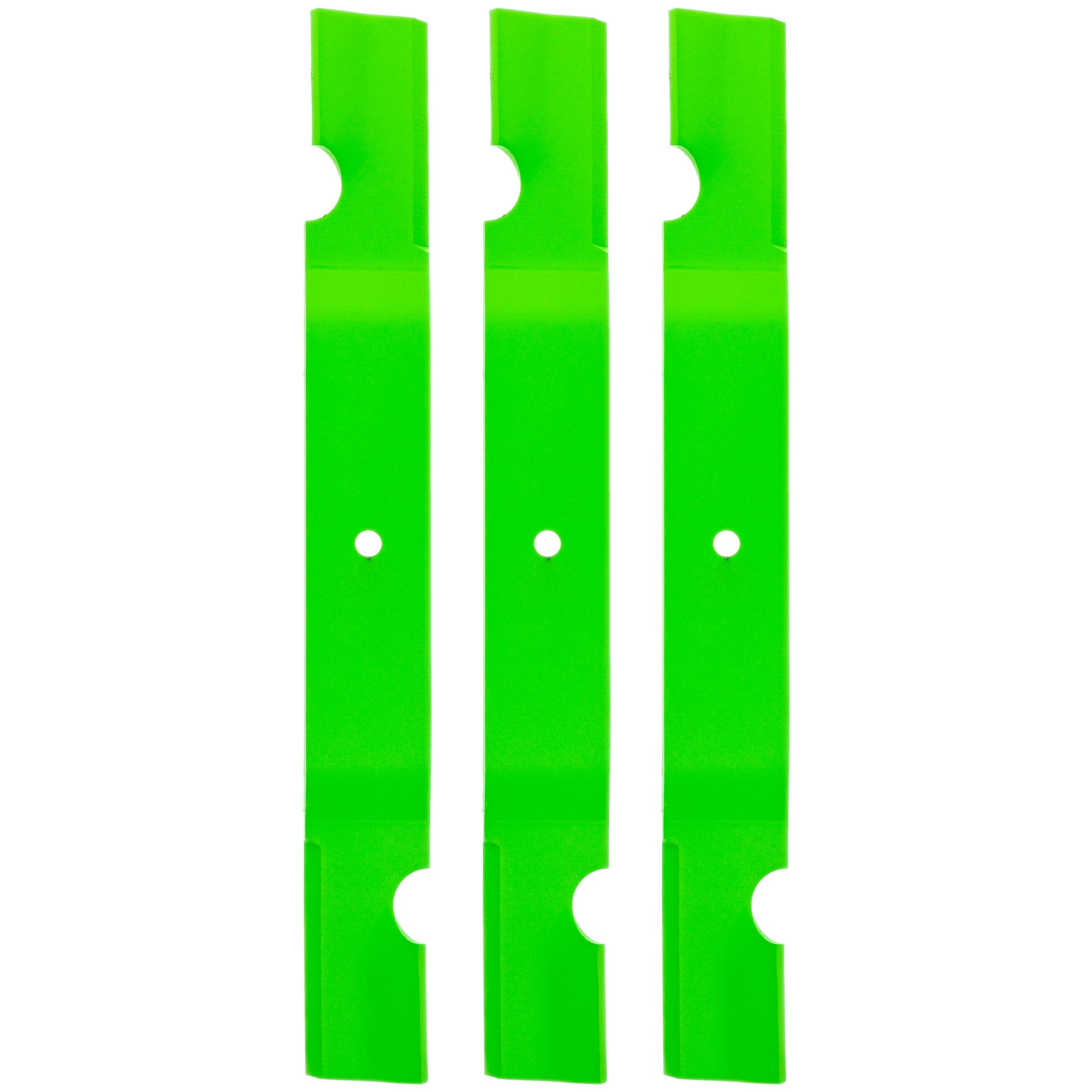 LawnRAZOR Blade for Grasshopper 6161 320245 61-Inch Notched High Lift 3 Pack