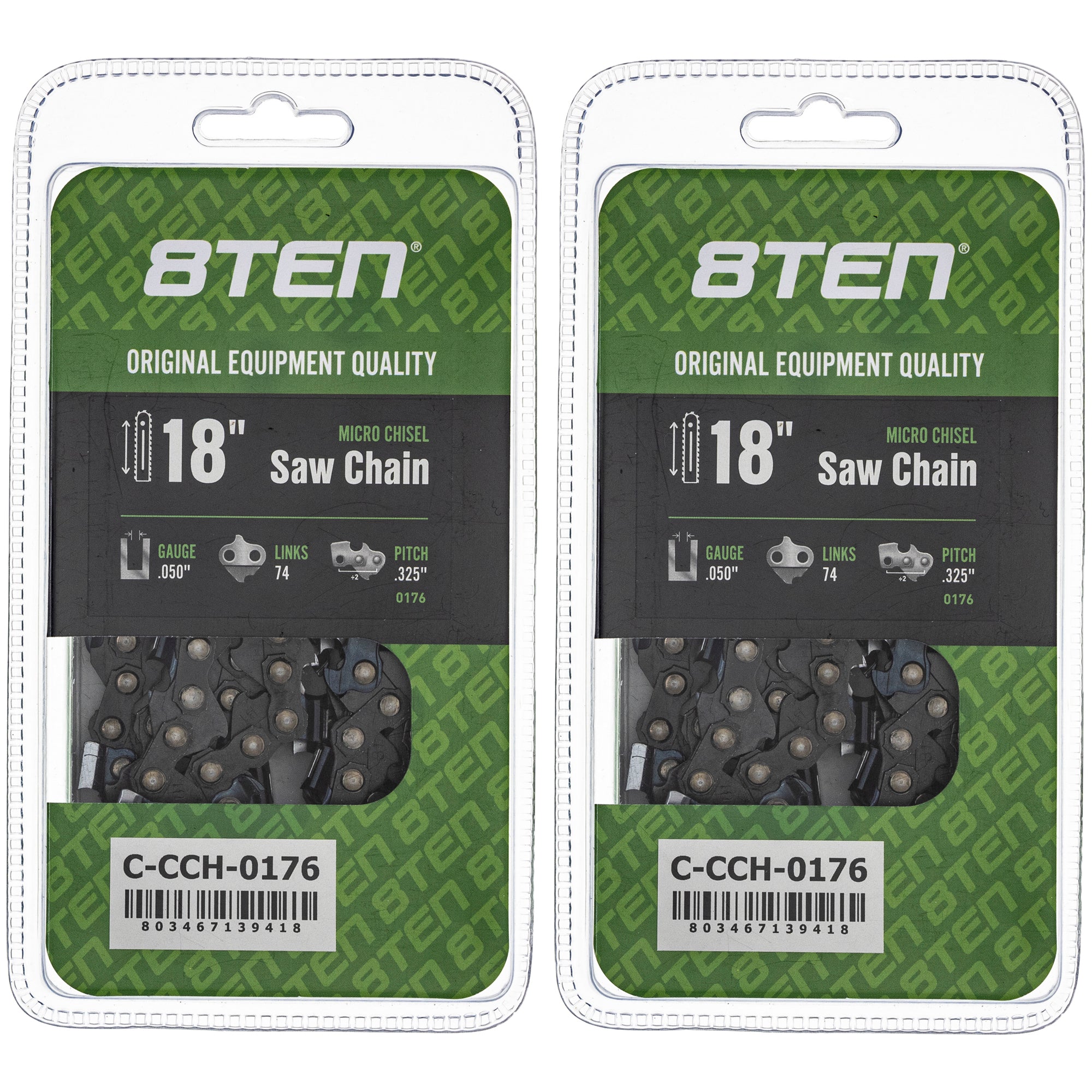 Chainsaw Chain 18 Inch .050 .325 74DL For Stihl Solo Homelite 20LPX074G 23RS74E 20LGX074G 591095774 | 2-PACK