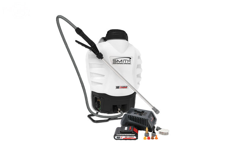 4-Gallon Battery Backpack Sprayer Smith S3E-V Variable Flow