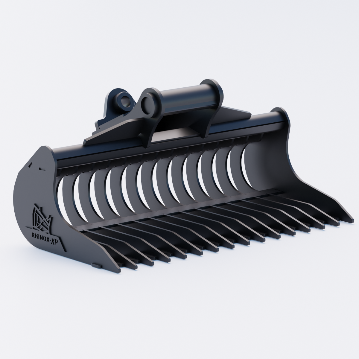 36" Rake Riddle Bucket to suit WainRoy Coupler QC27 (1.25" Pin)
