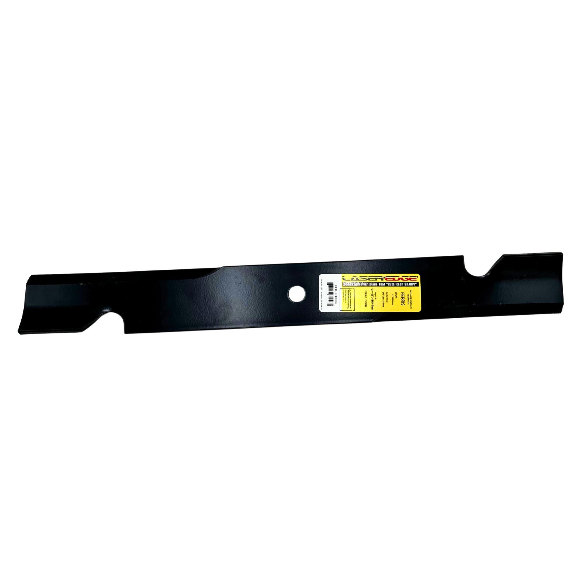 61" Fisher Barton LaserEdge Self-Sharpening Blade (21" Long x 5/8" Hole, 1/4" Thick Notched)