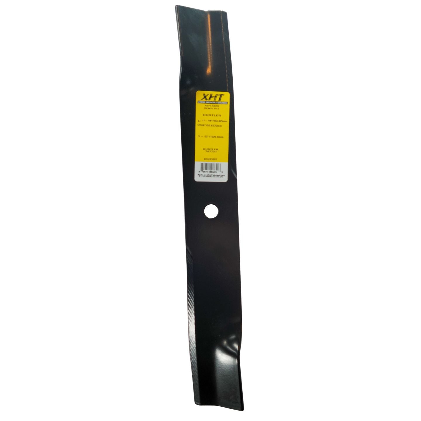 52" Hustler Blade Fisher Barton Marbain Steel XHT (17-7/8" Long x 5/8" Hole)