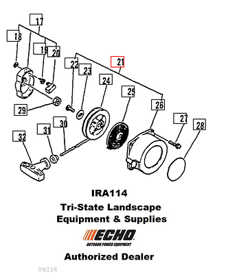 17720049730 Genuine echo recoil starter ASSEMBLY SRM-3000