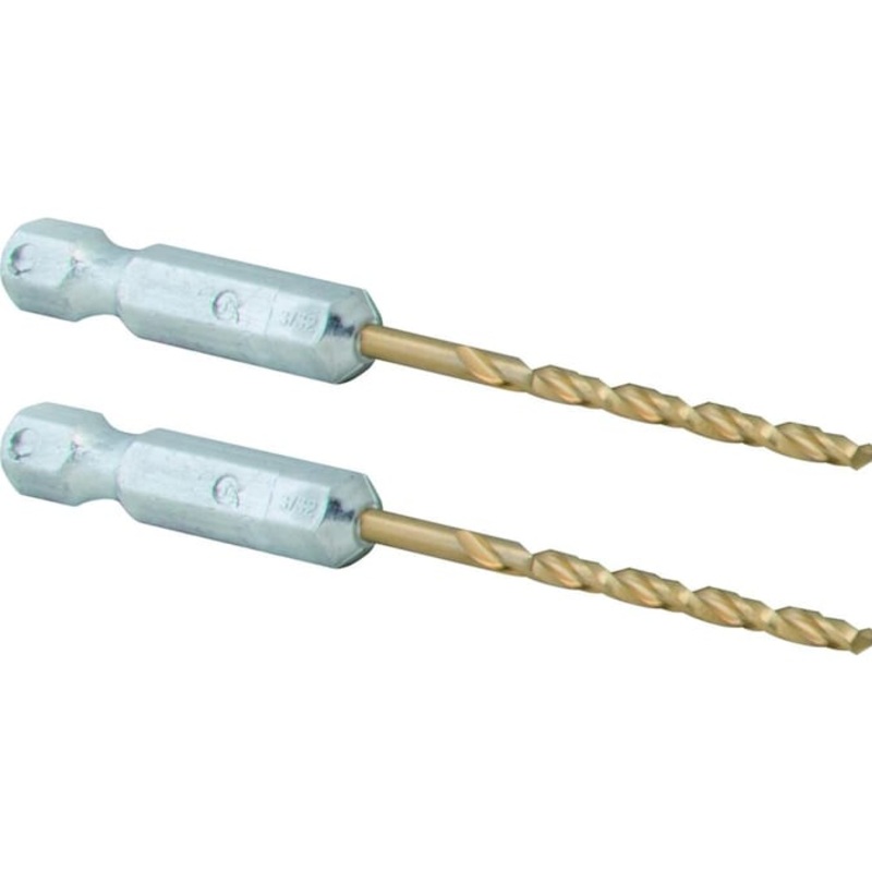 2 PC TITANIUM DRILL BIT 1/4 X 3/32 CRAFTSMAN